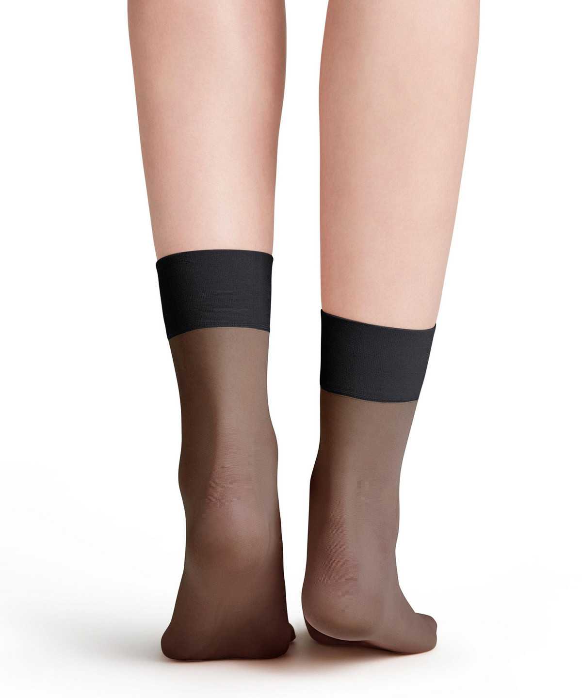 Women Falke Pure Matt 20 DEN Ankle socks Socks Black | IVEQZT354