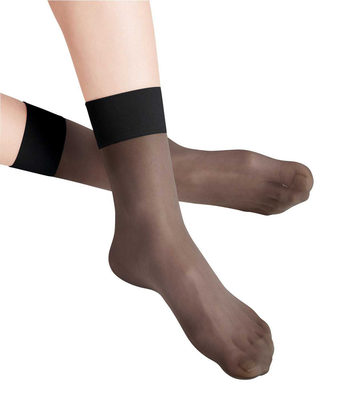 Women Falke Pure Matt 20 DEN Ankle socks Socks Black | IVEQZT354