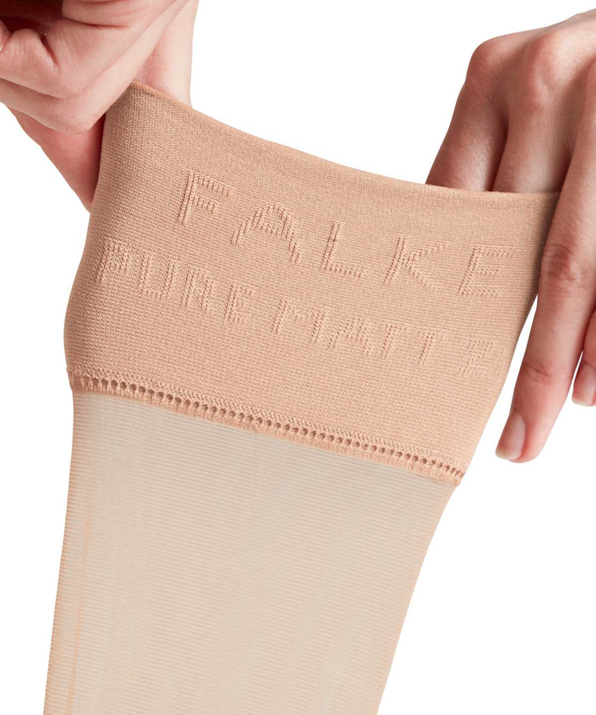 Women Falke Pure Matt 20 DEN Knee-high Socks Socks Beige | RVFKGH458