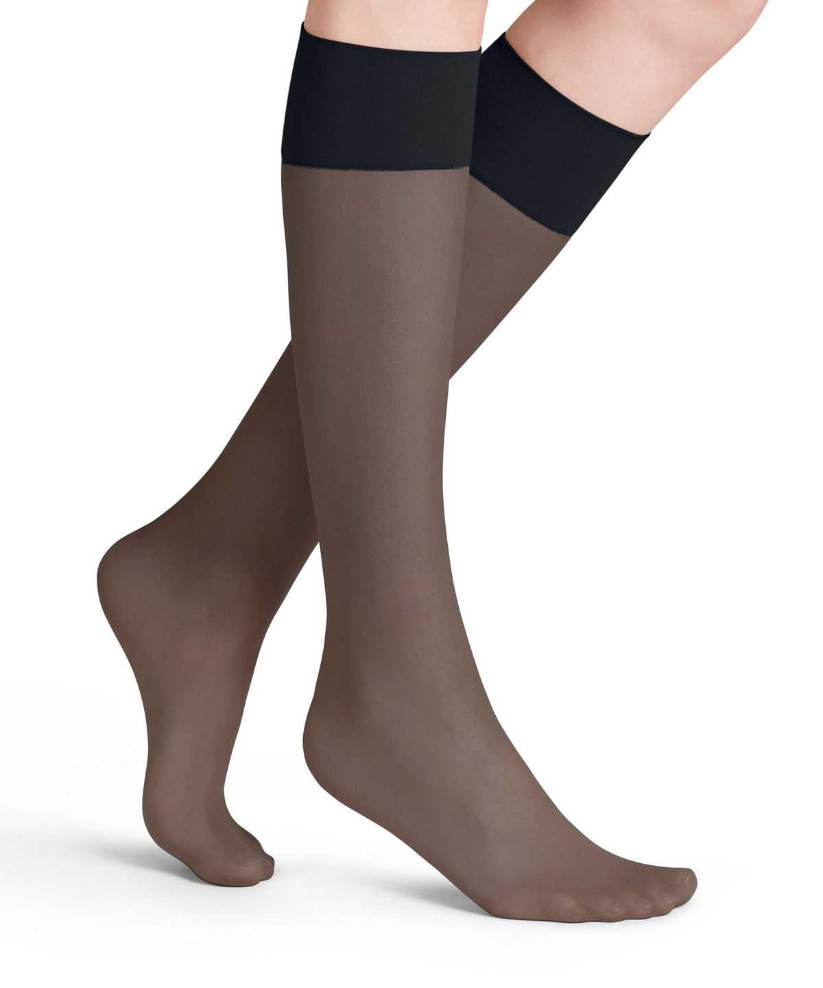 Women Falke Pure Matt 20 DEN Knee-high Socks Socks Blue | BVLJWM432