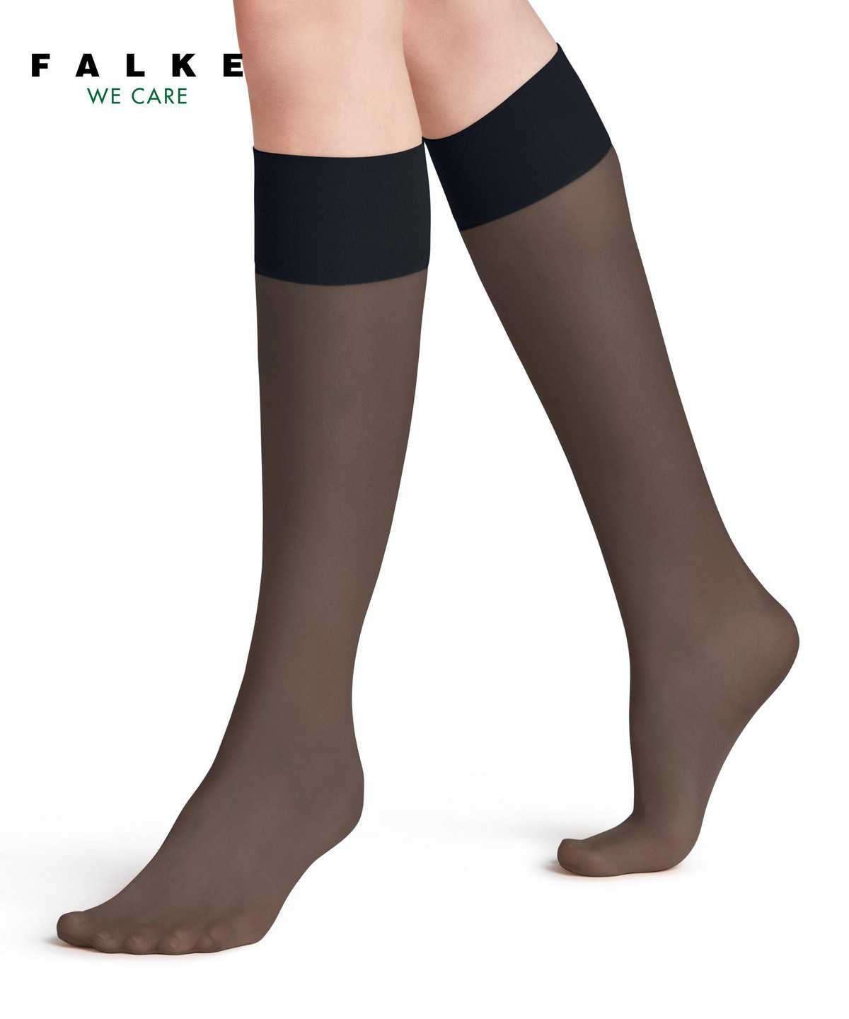 Women Falke Pure Matt 20 DEN Knee-high Socks Socks Blue | BVLJWM432