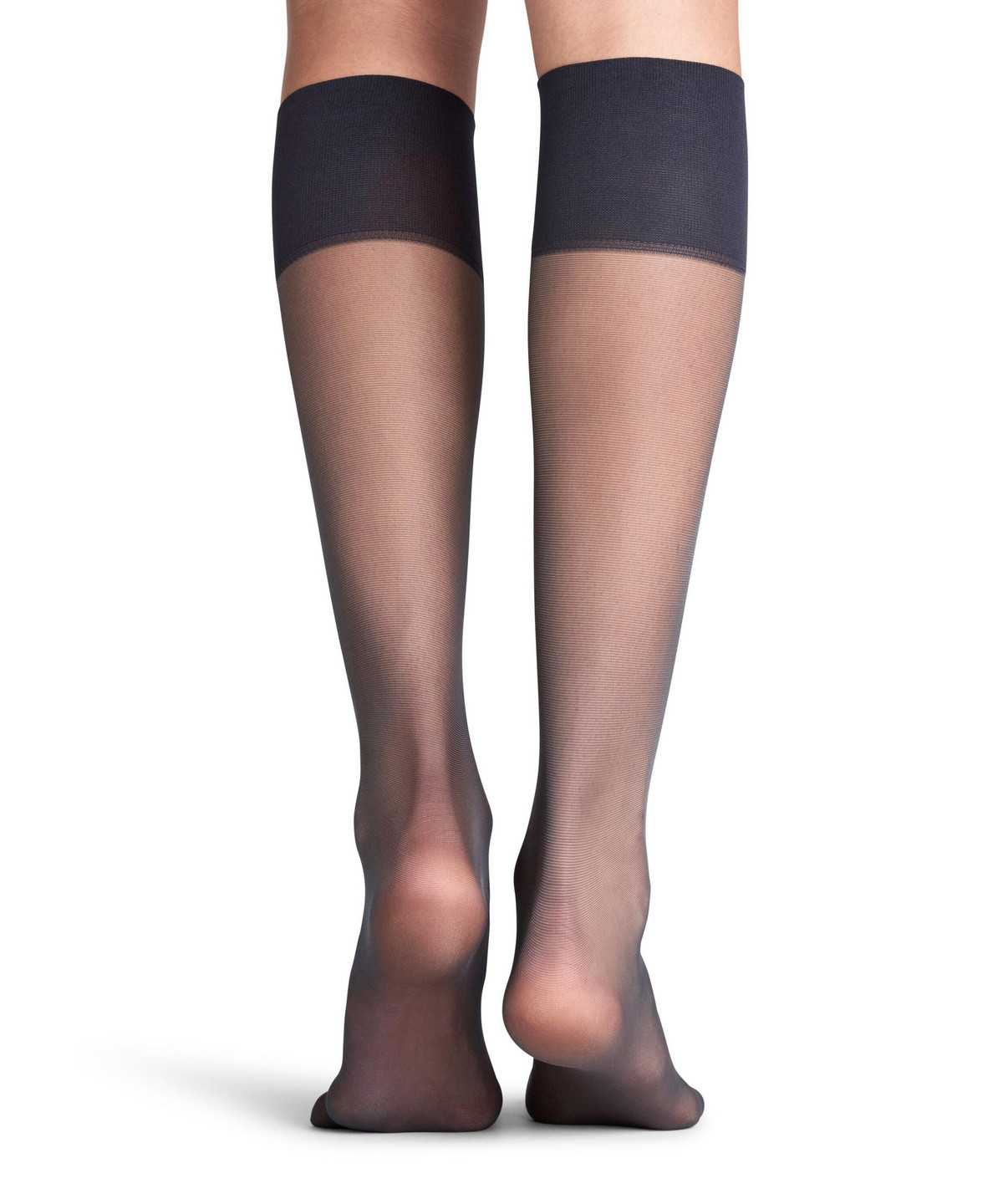 Women Falke Pure Matt 20 DEN Knee-high Socks Socks Grey | RLVUKF716