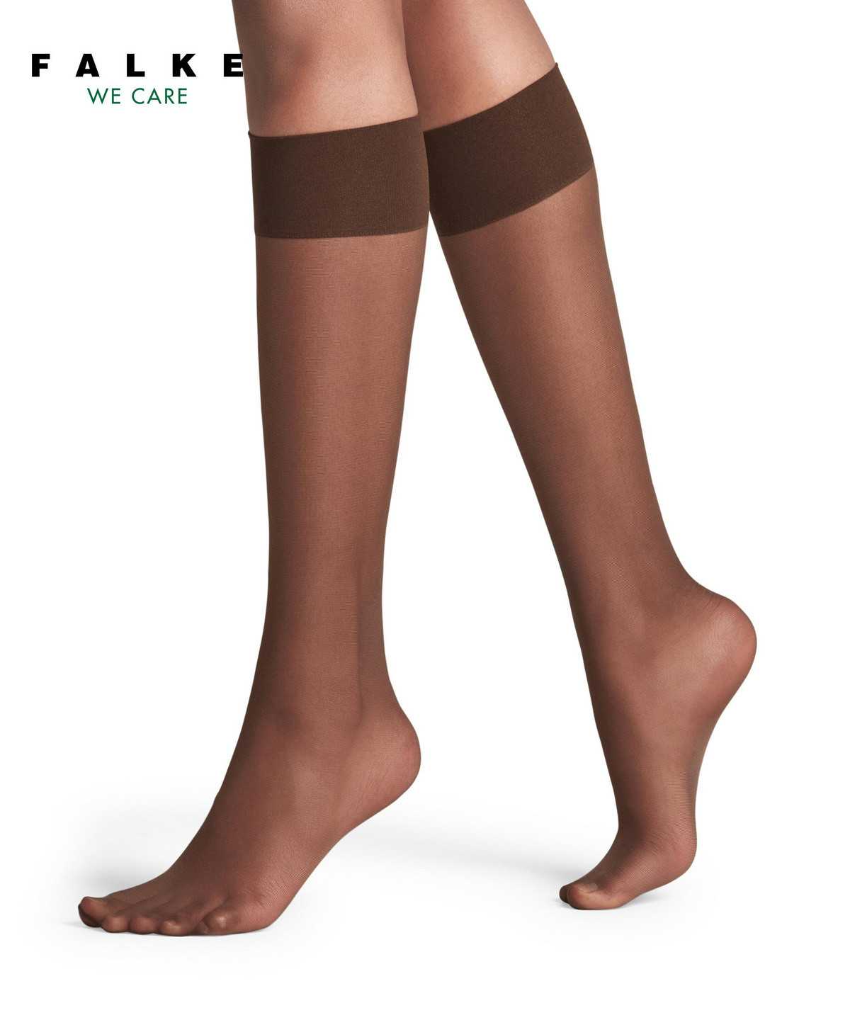 Women Falke Pure Matt 20 DEN Knee-high Socks Socks Brown | EVOIZC824