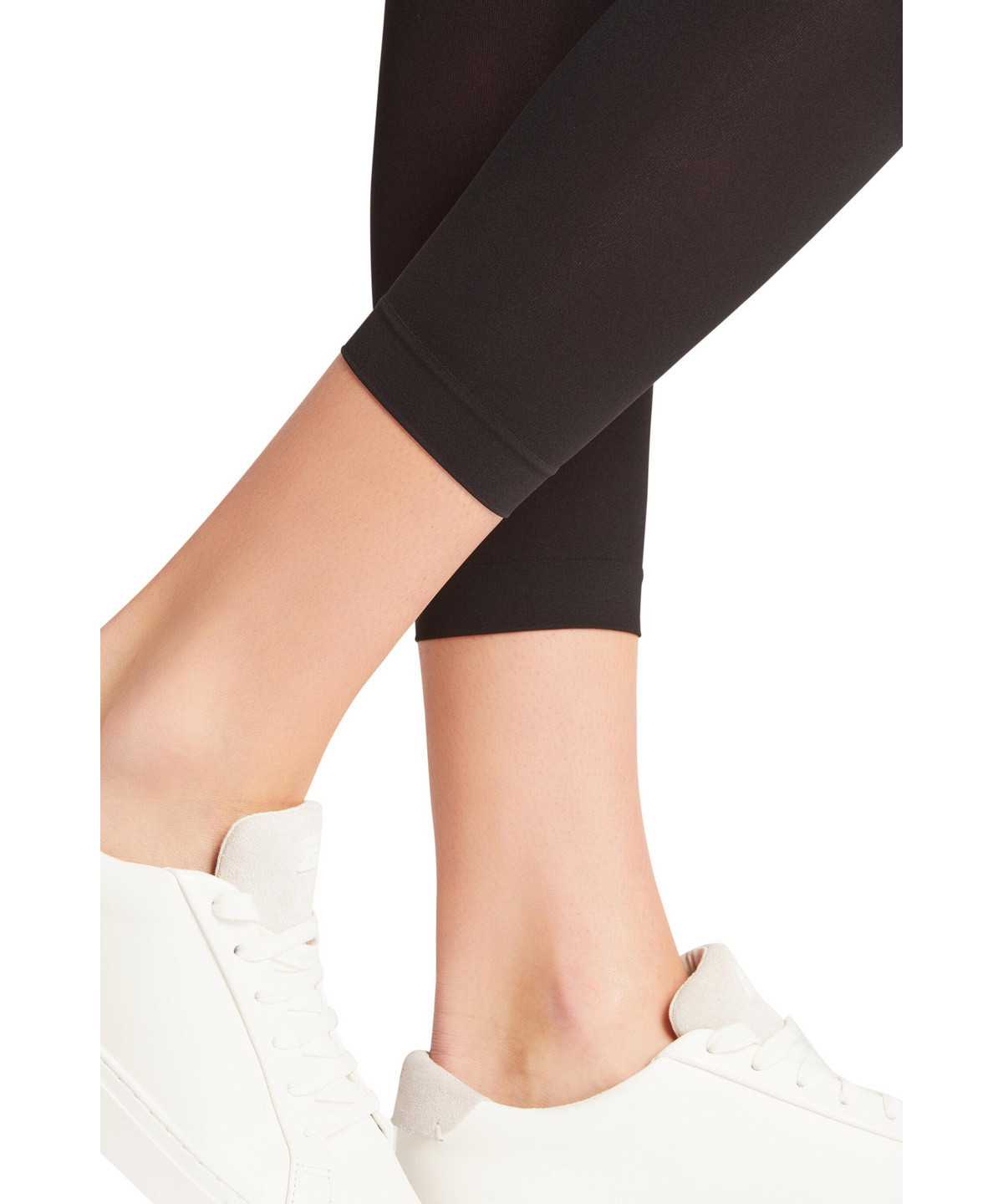 Women Falke Pure Matt 50 DEN Capri Leggings & Capri Black | QZEXYO901