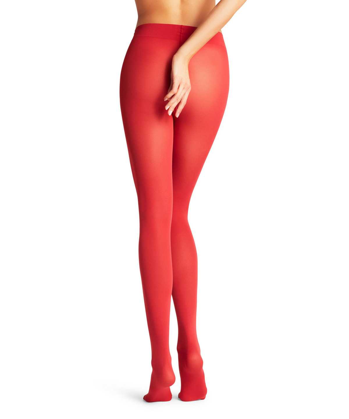 Women Falke Pure Matt 50 DEN Tights Tights Red | MZFNHU492