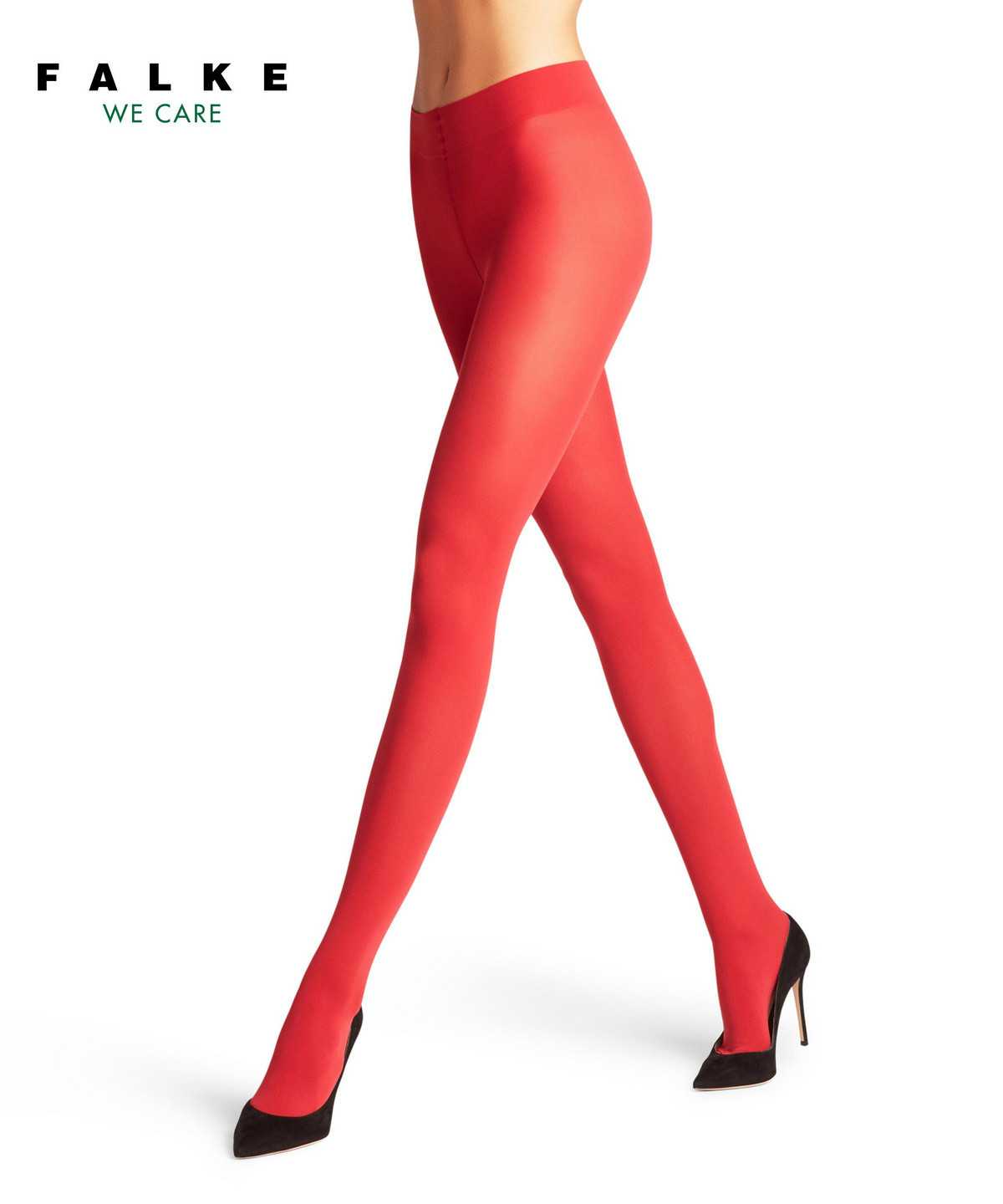 Women Falke Pure Matt 50 DEN Tights Tights Red | MZFNHU492