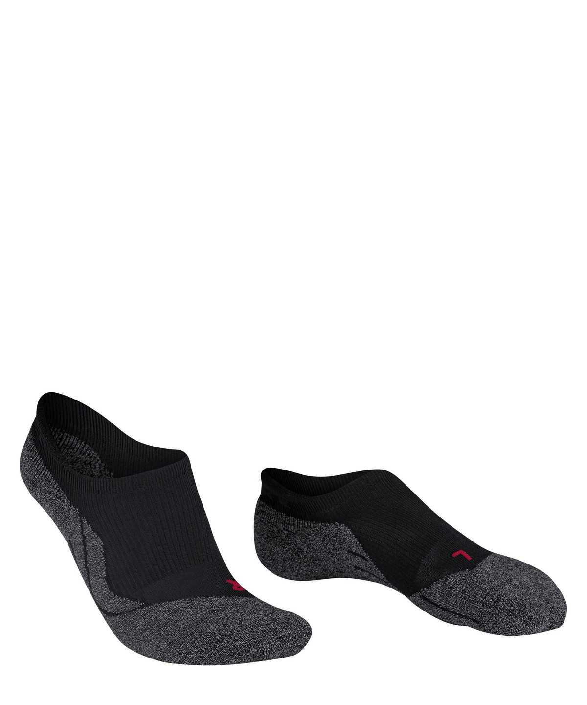 Women Falke RU3 Comfort Invisible Running Invisibles Sports Socks Black | XUIFPO638