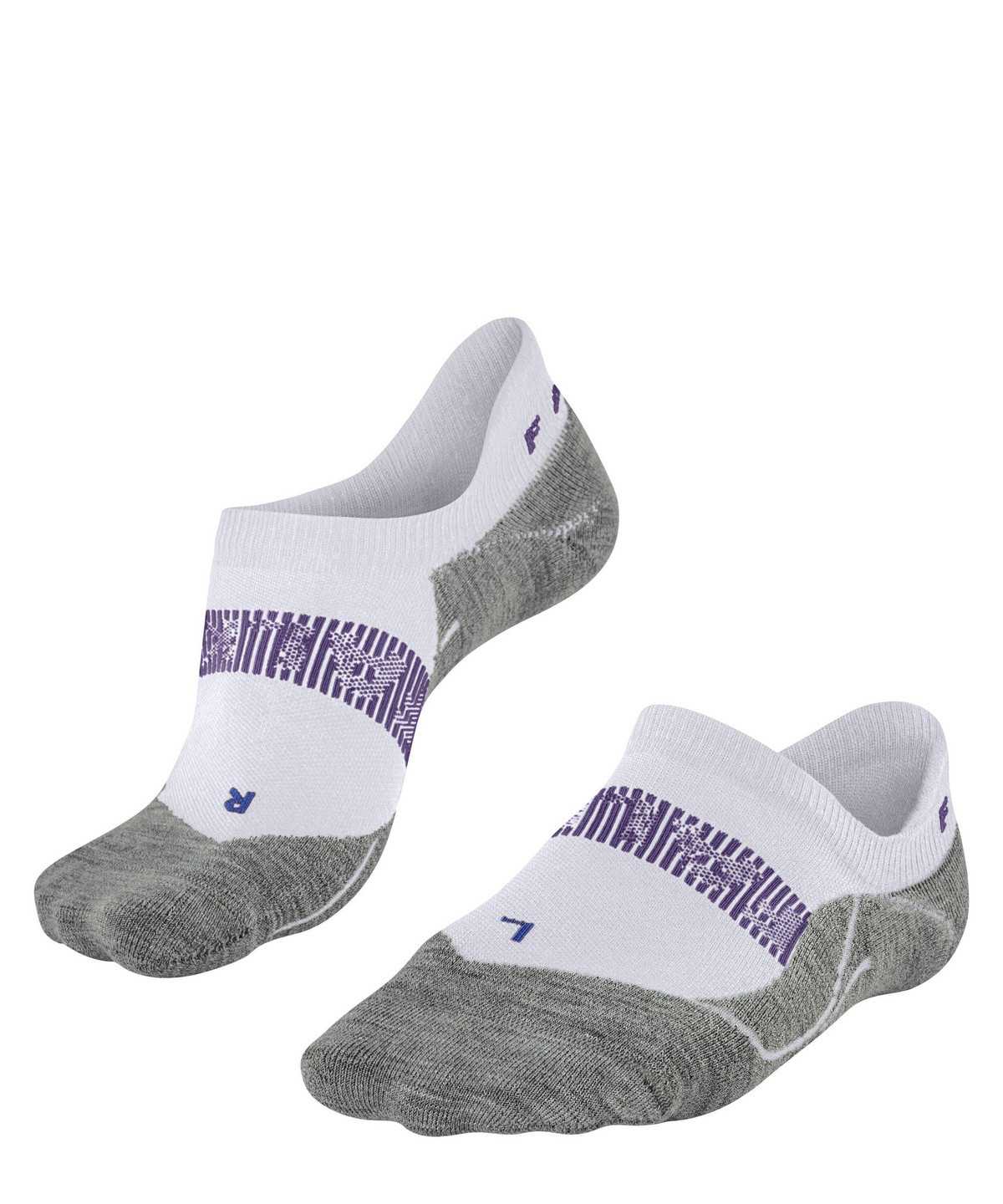 Women Falke RU4 Endurance Cool Invisible Running Invisibles Sports Socks White | UFDVAG865