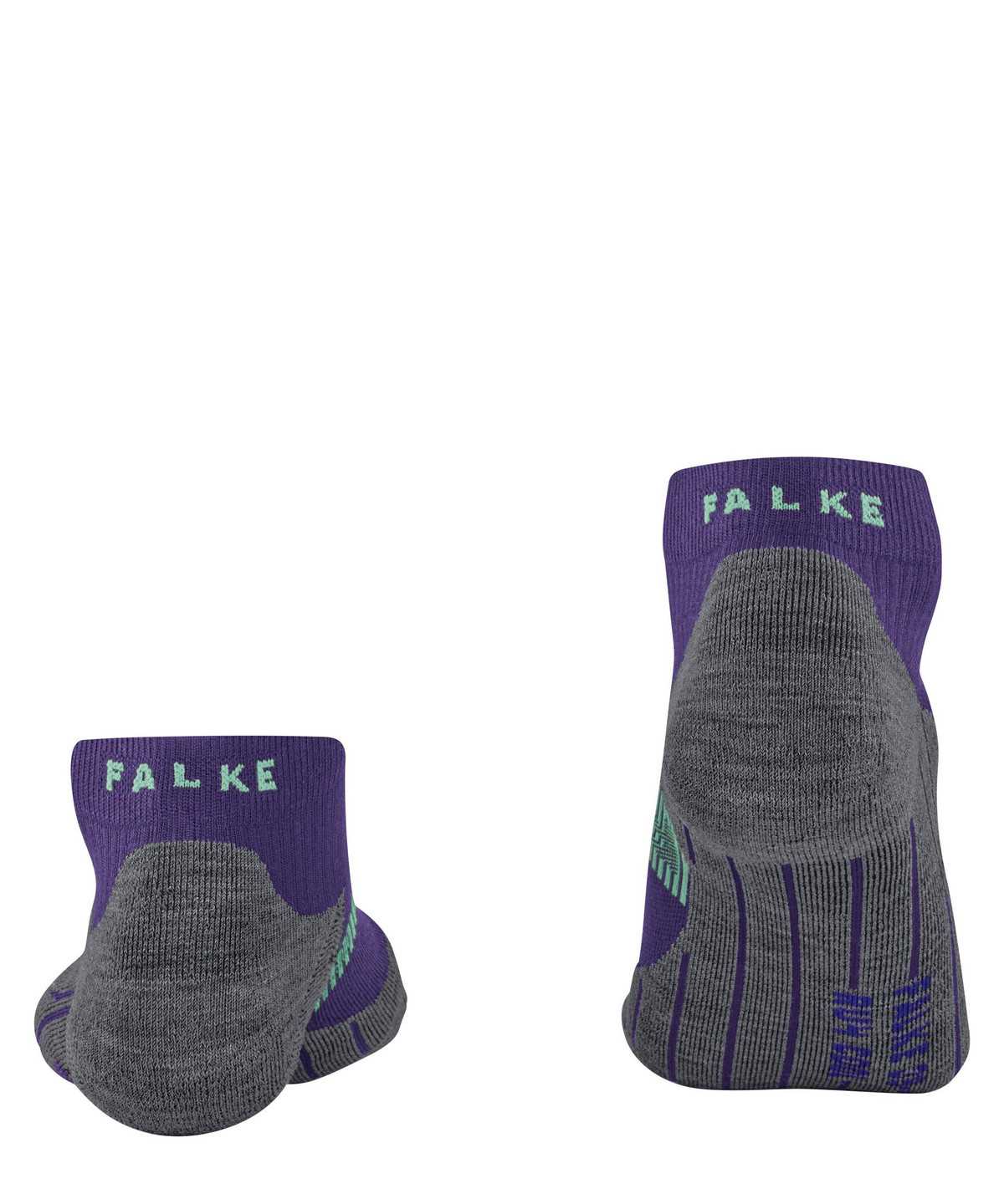 Women Falke RU4 Endurance Cool Short Running Short sock Sports Socks Purple | JLDWRN942