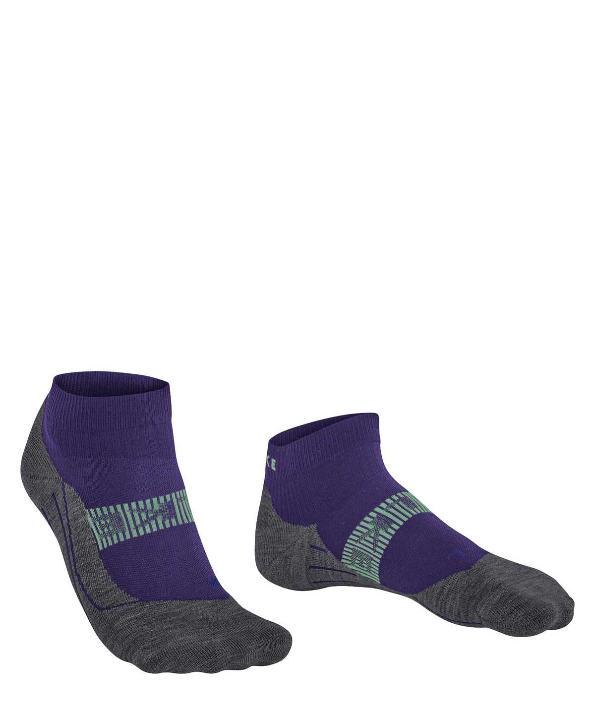 Women Falke RU4 Endurance Cool Short Running Short sock Sports Socks Purple | JLDWRN942