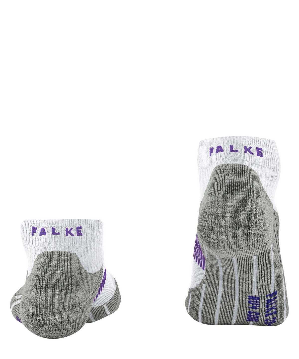 Women Falke RU4 Endurance Cool Short Running Short sock Sports Socks White | TZMEQF640