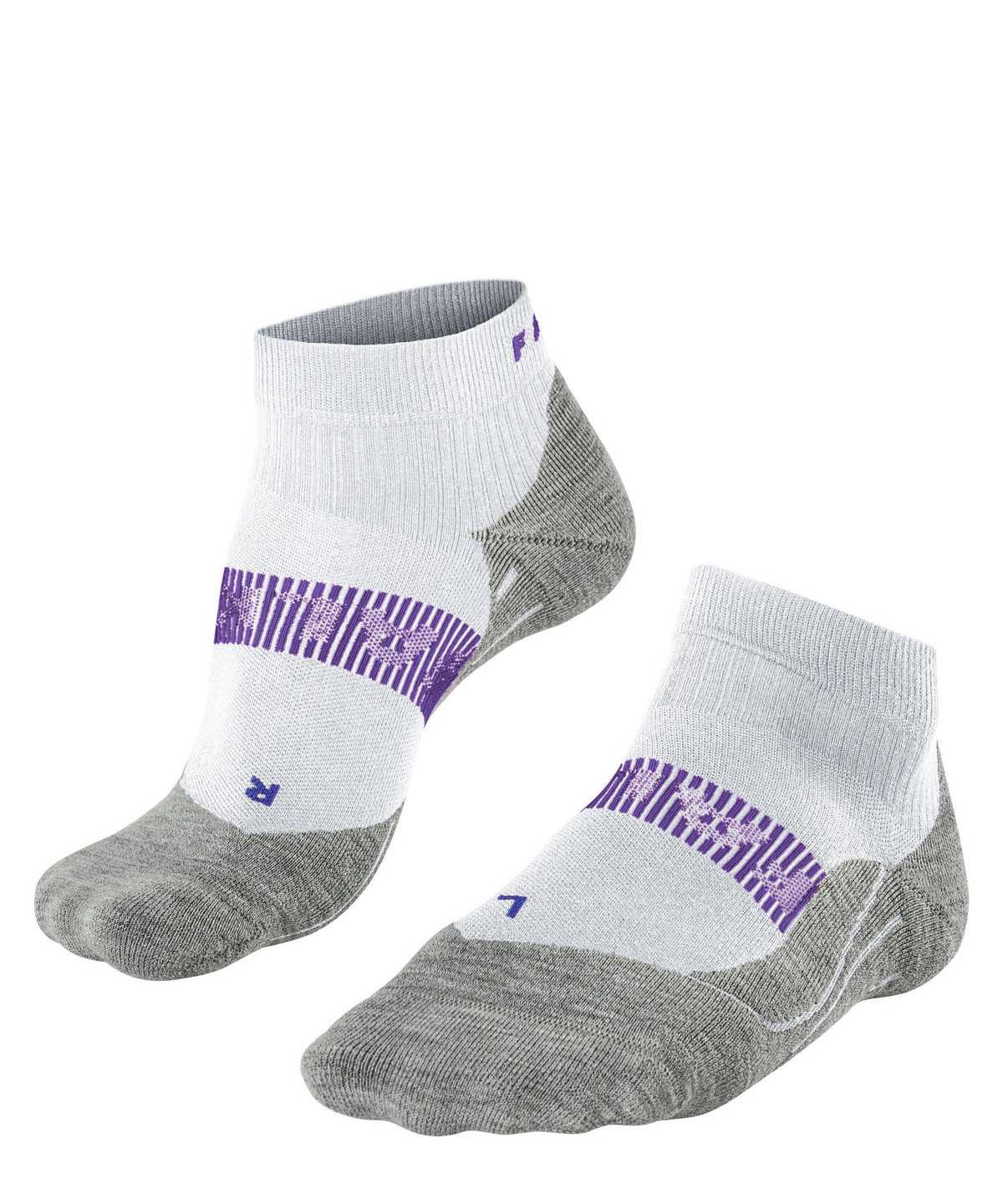 Women Falke RU4 Endurance Cool Short Running Short sock Sports Socks White | TZMEQF640