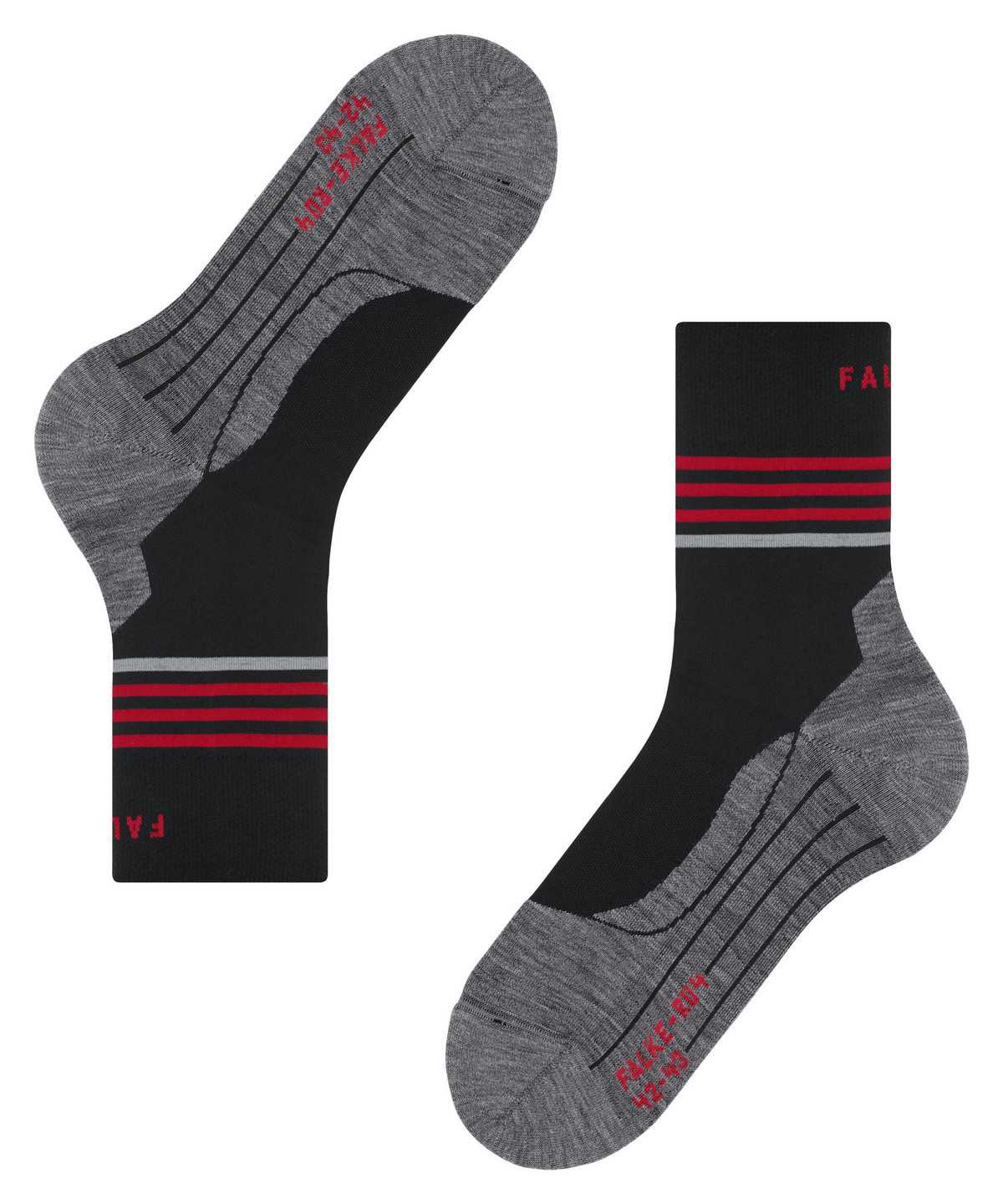 Women Falke RU4 Endurance Reflect Running Socks Sports Socks Black | MTLXFC917