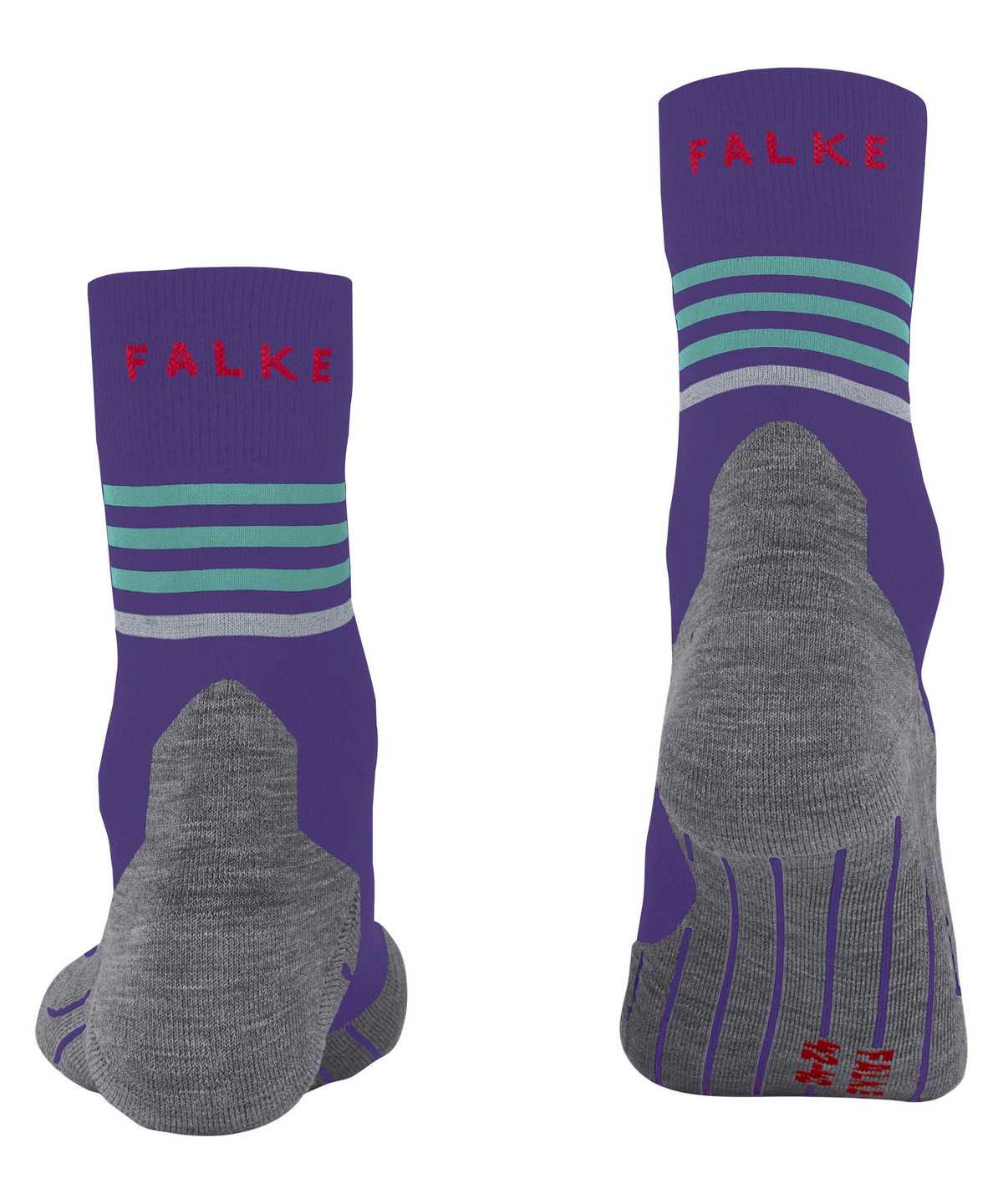 Women Falke RU4 Endurance Reflect Running Socks Sports Socks Purple | UIRKXL576