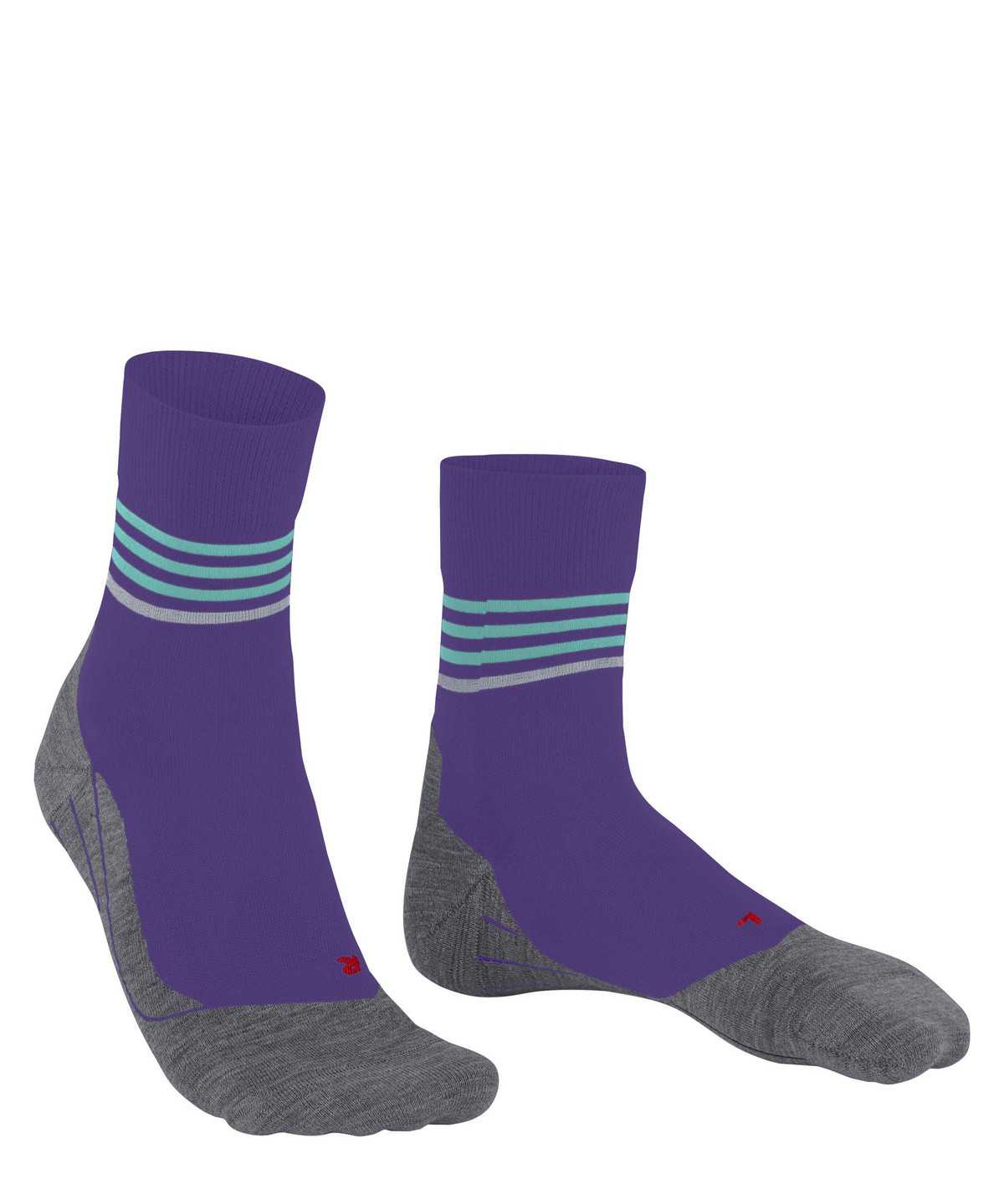 Women Falke RU4 Endurance Reflect Running Socks Sports Socks Purple | UIRKXL576