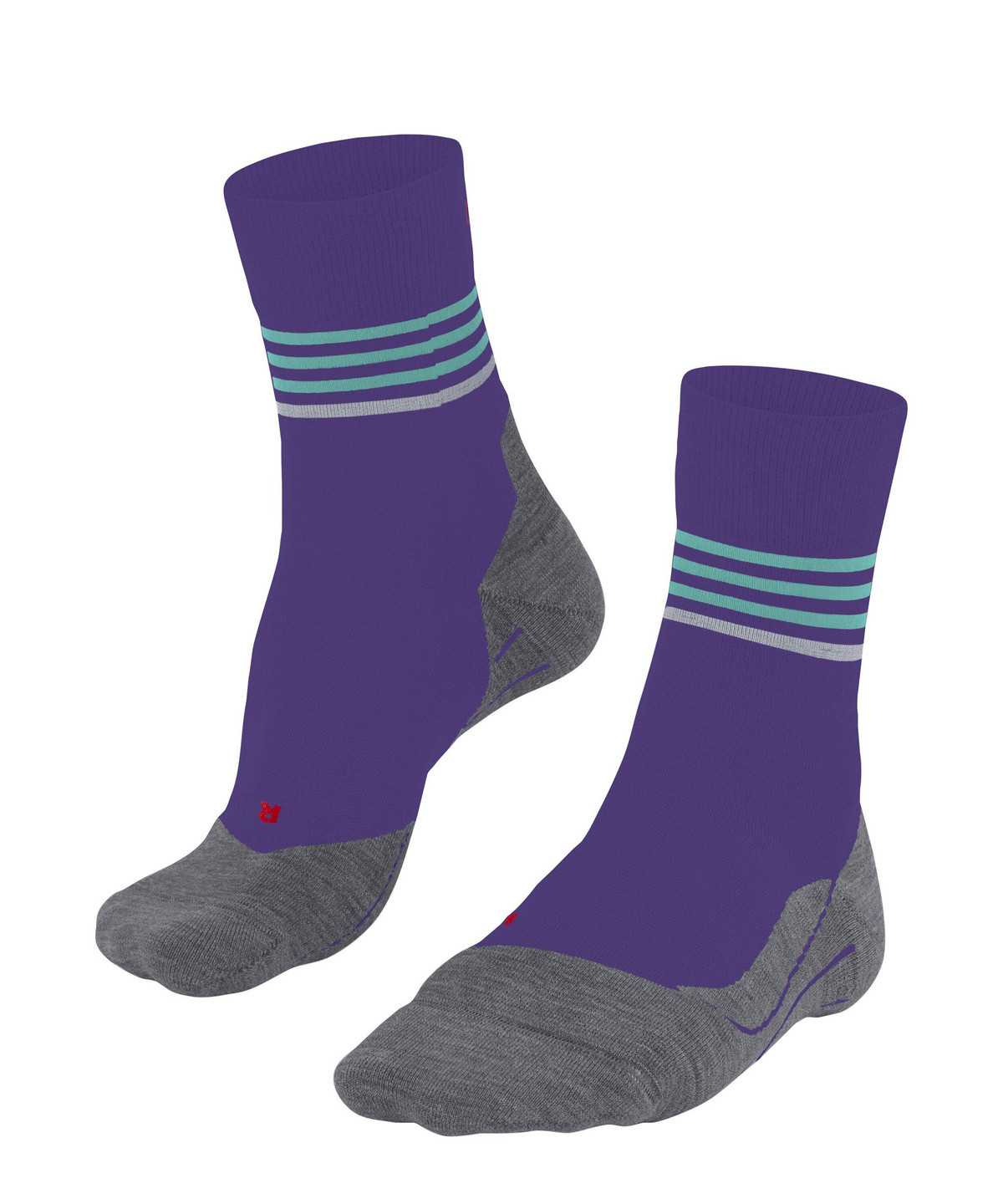 Women Falke RU4 Endurance Reflect Running Socks Sports Socks Purple | UIRKXL576