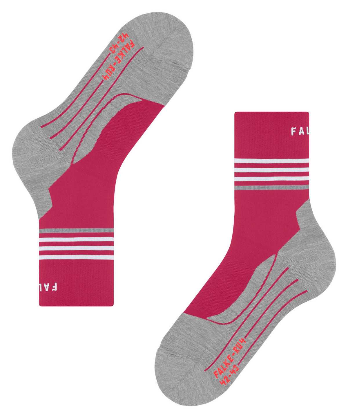 Women Falke RU4 Endurance Reflect Running Socks Sports Socks Red | TPXENH427