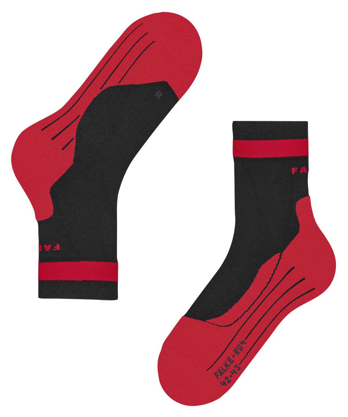 Women Falke RU4 Endurance Running Socks Sports Socks Black | UMDRYA086