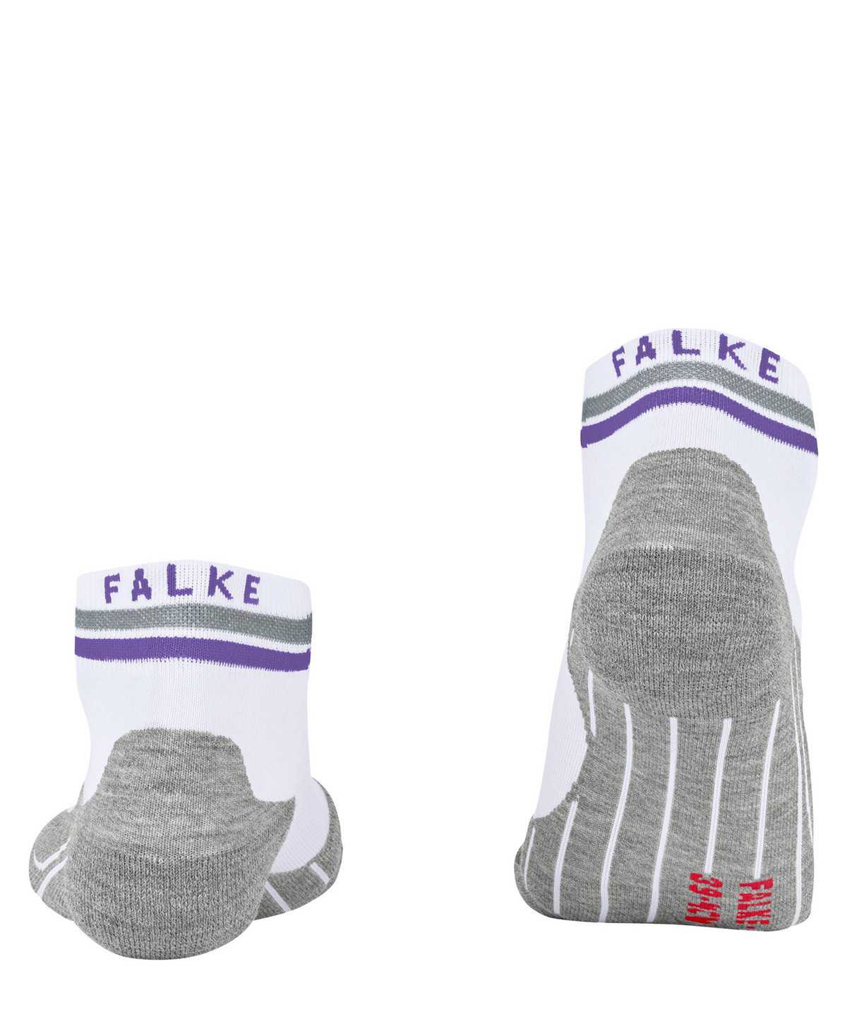 Women Falke RU4 Endurance Short Reflect Running Short sock Sports Socks White | JCOMBW619