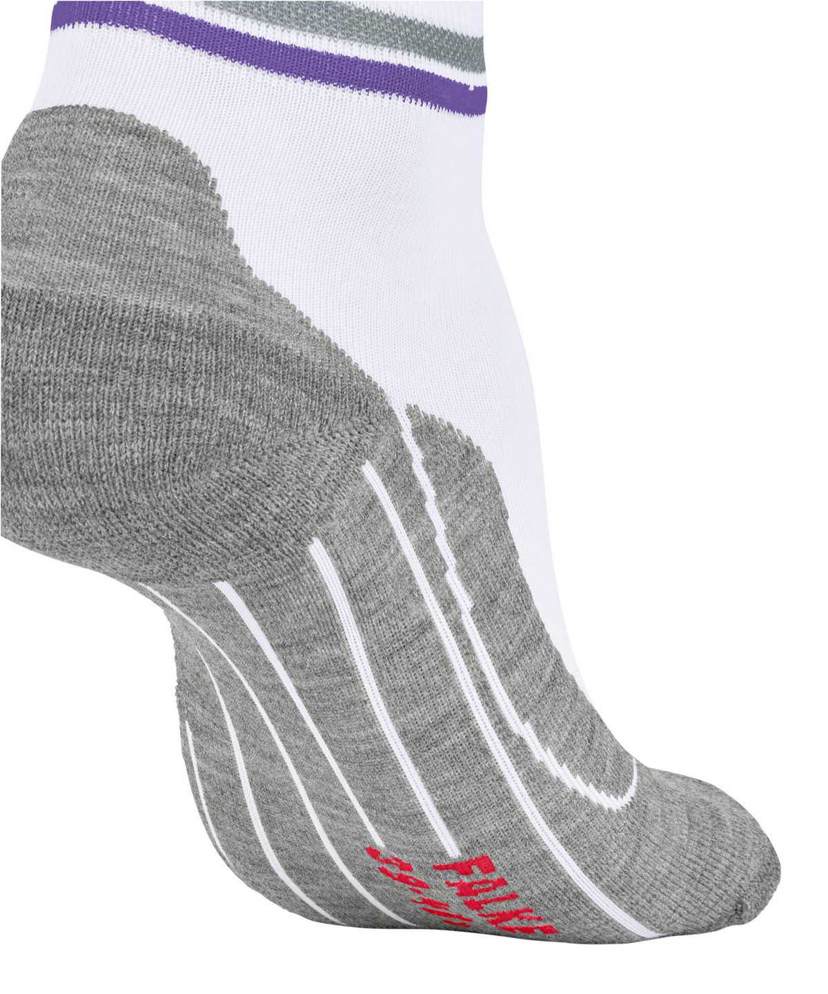 Women Falke RU4 Endurance Short Reflect Running Short sock Sports Socks White | JCOMBW619