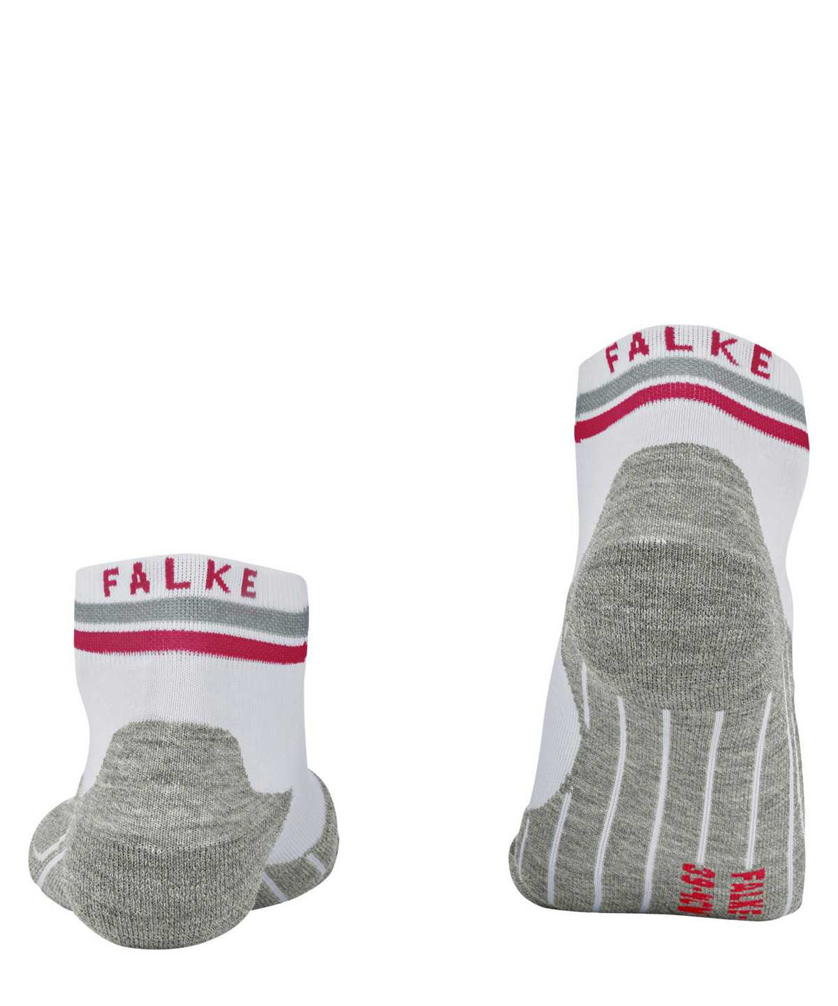 Women Falke RU4 Endurance Short Reflect Running Short sock Sports Socks White | FIRBTY207