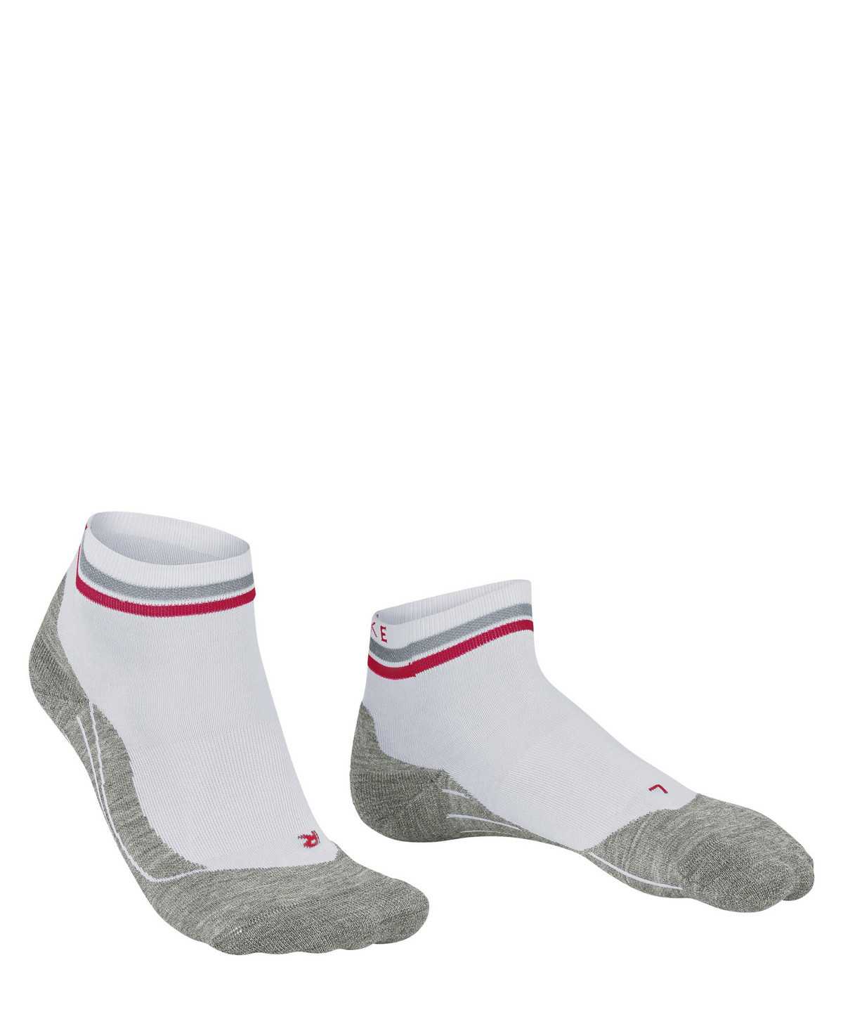 Women Falke RU4 Endurance Short Reflect Running Short sock Sports Socks White | FIRBTY207