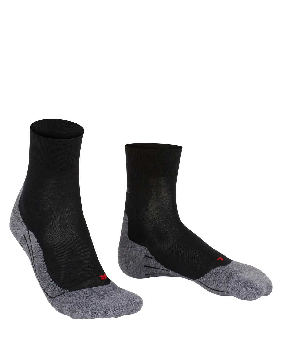 Women Falke RU4 Endurance Wool Running Socks Sports Socks Black | PHTJSZ467