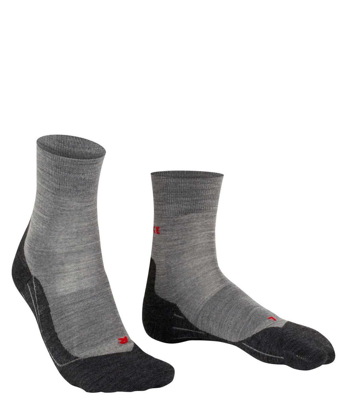 Women Falke RU4 Endurance Wool Running Socks Sports Socks Grey | YPLHDR036