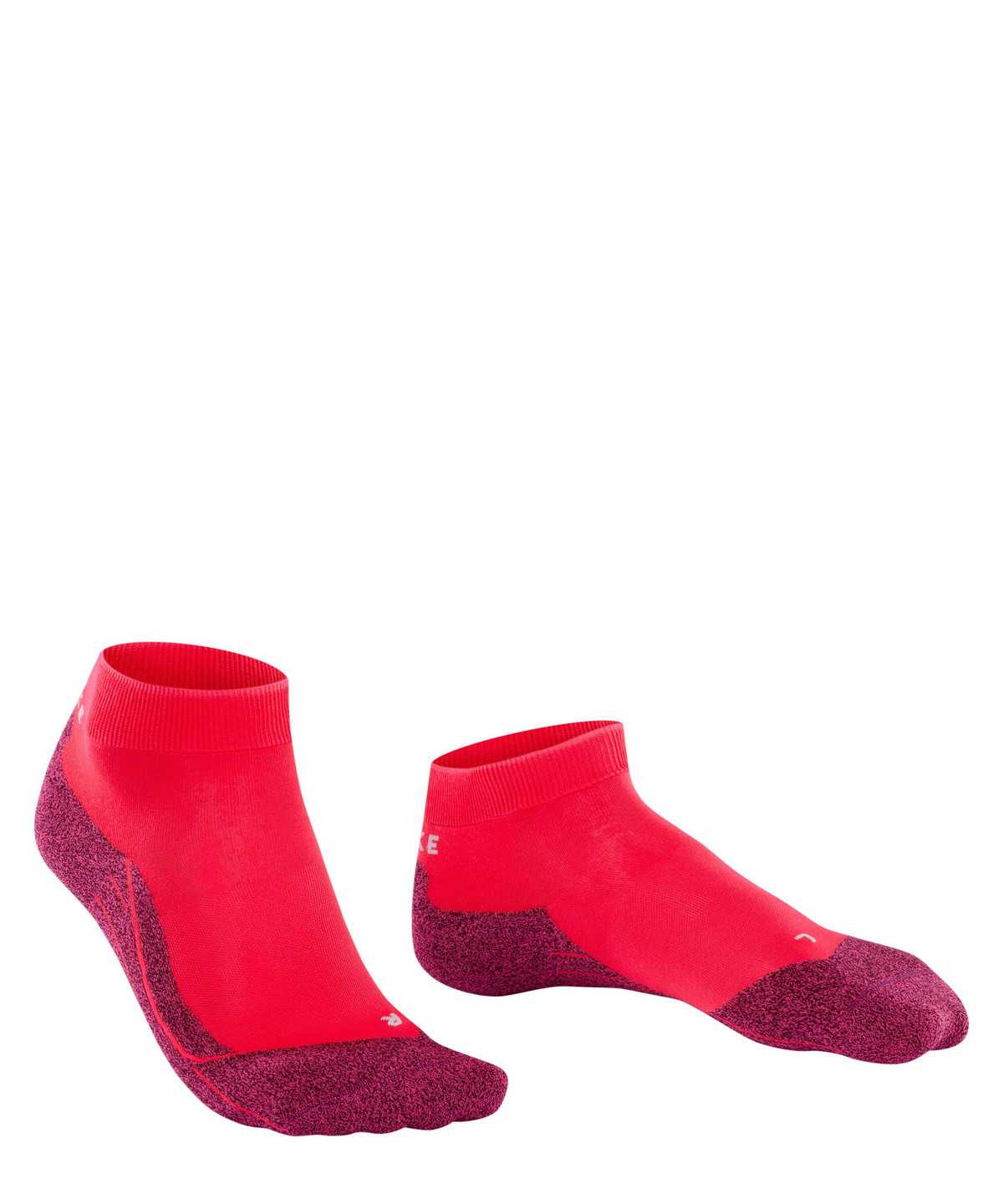 Women Falke RU4 Light Performance Short Running Short sock Sports Socks Red | VKCHET573