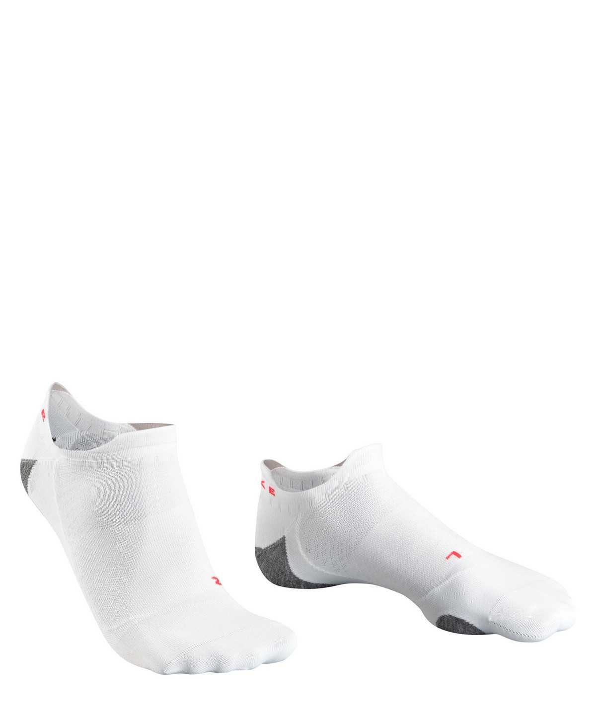 Women Falke RU5 Race Invisible Running Invisibles Sports Socks White | XGTUSP586