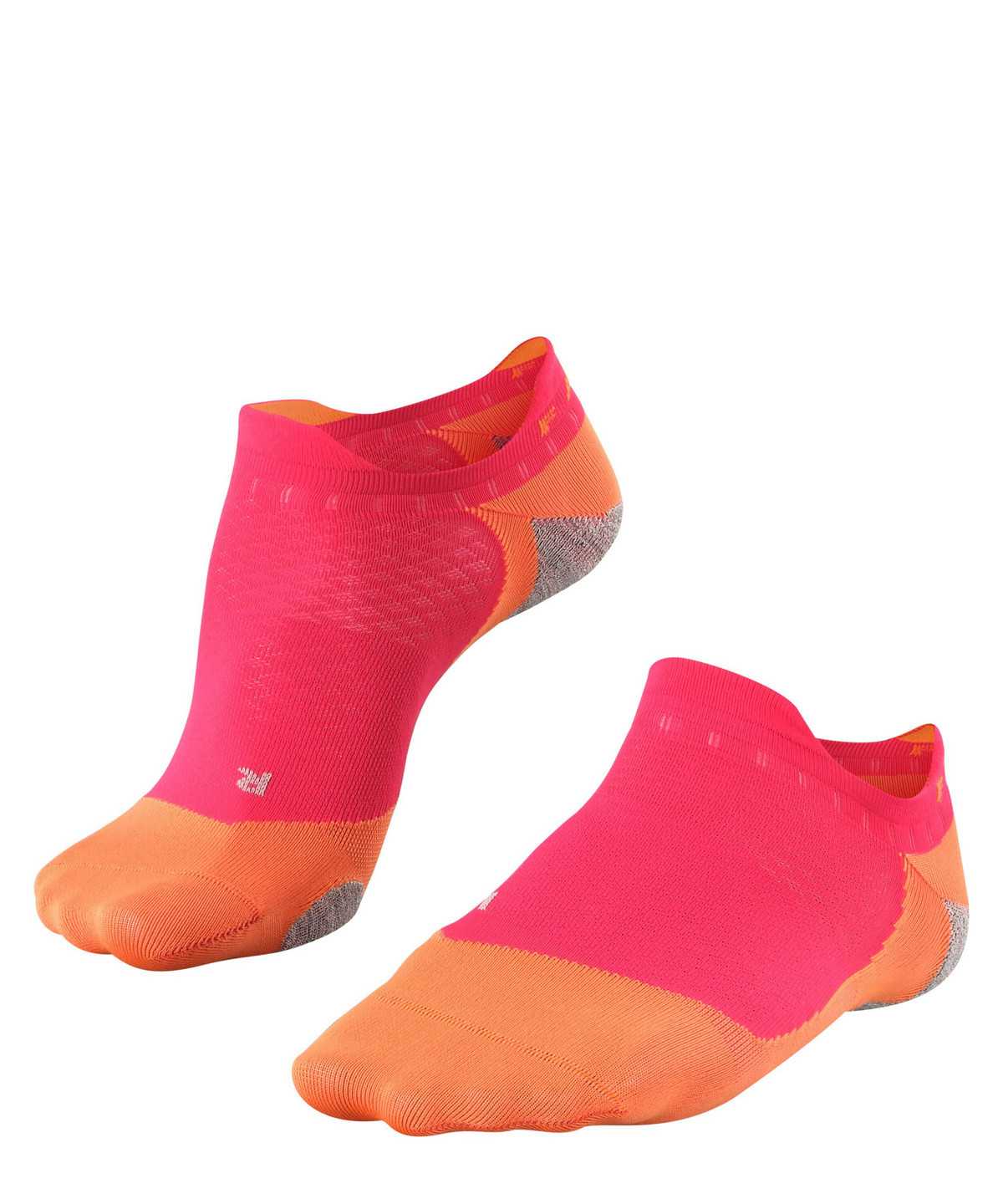 Women Falke RU5 Race Invisible Running Invisibles Sports Socks Red | QYUFZM459