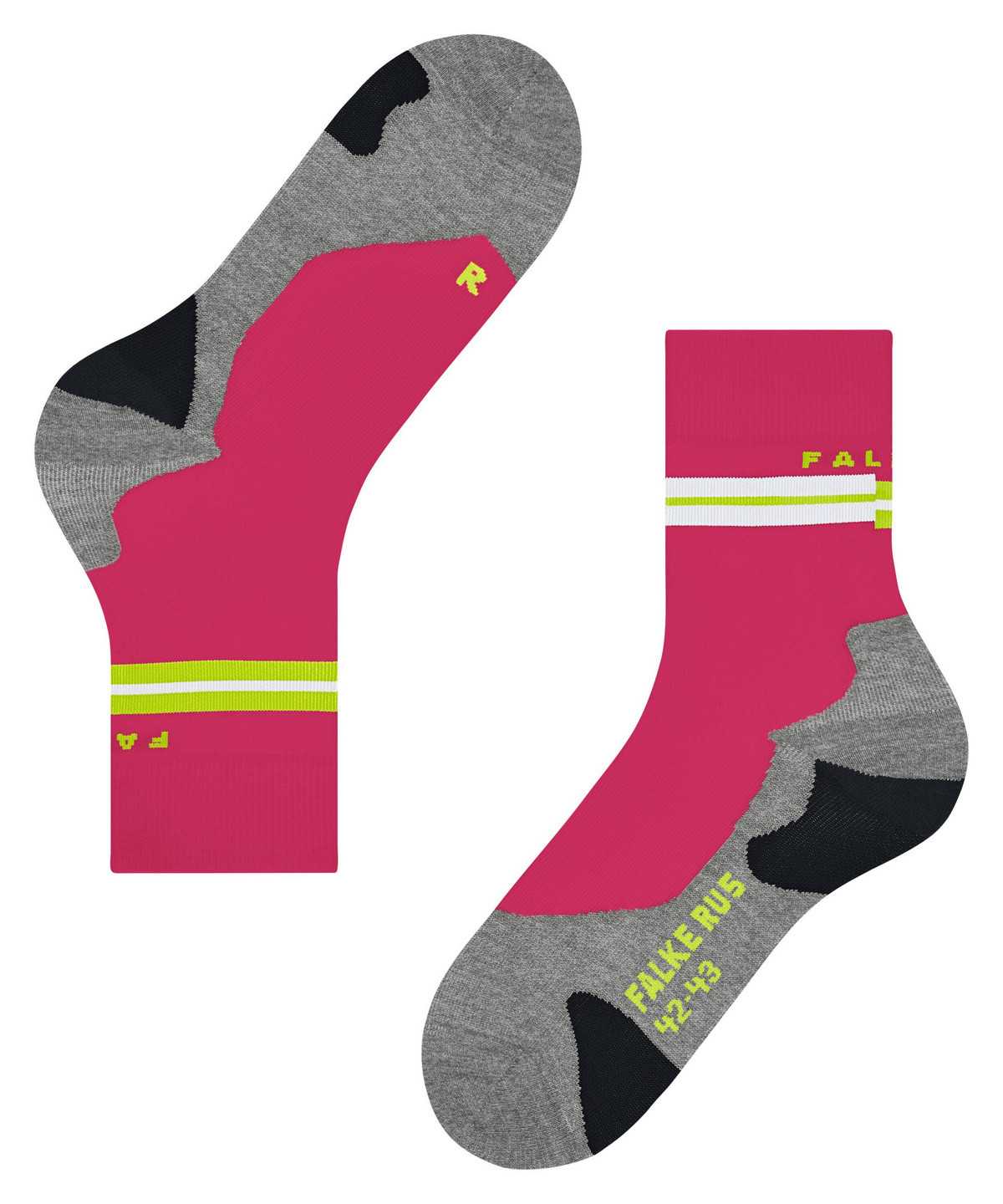 Women Falke RU5 Race Running Socks Sports Socks Red | ZDJAIW253