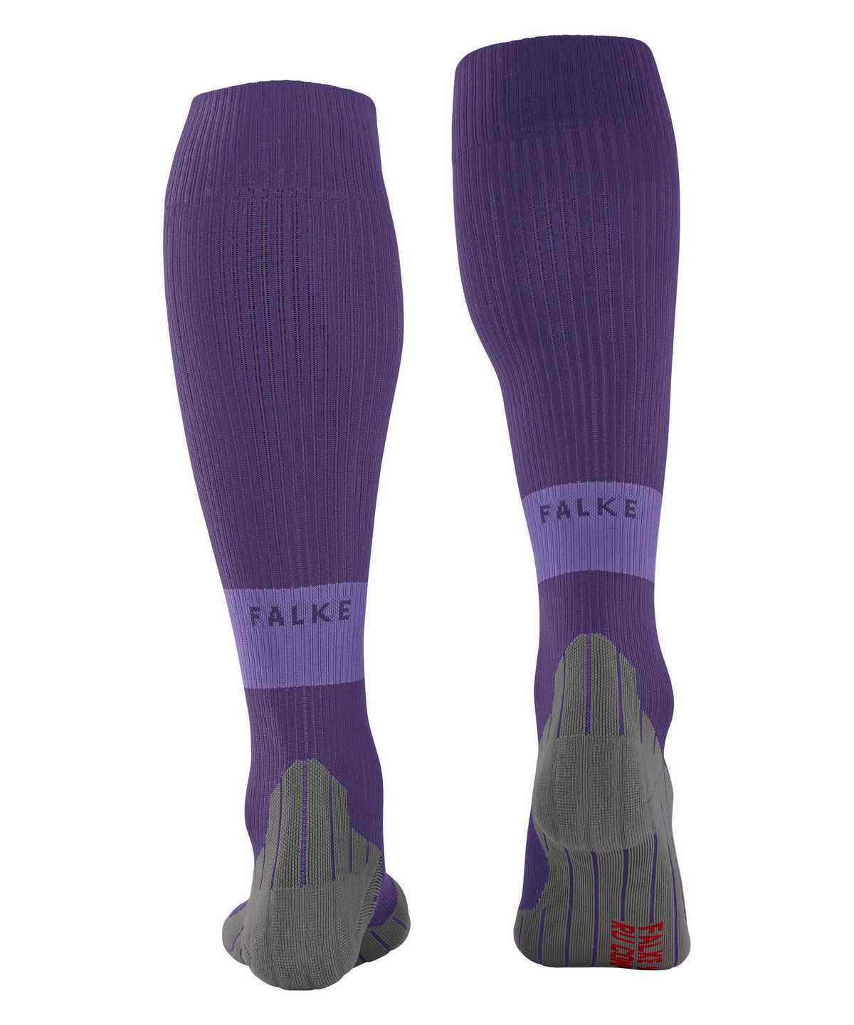 Women Falke RU Compression Energy Running Knee-high Socks Sports Socks Purple | TSPGHM579