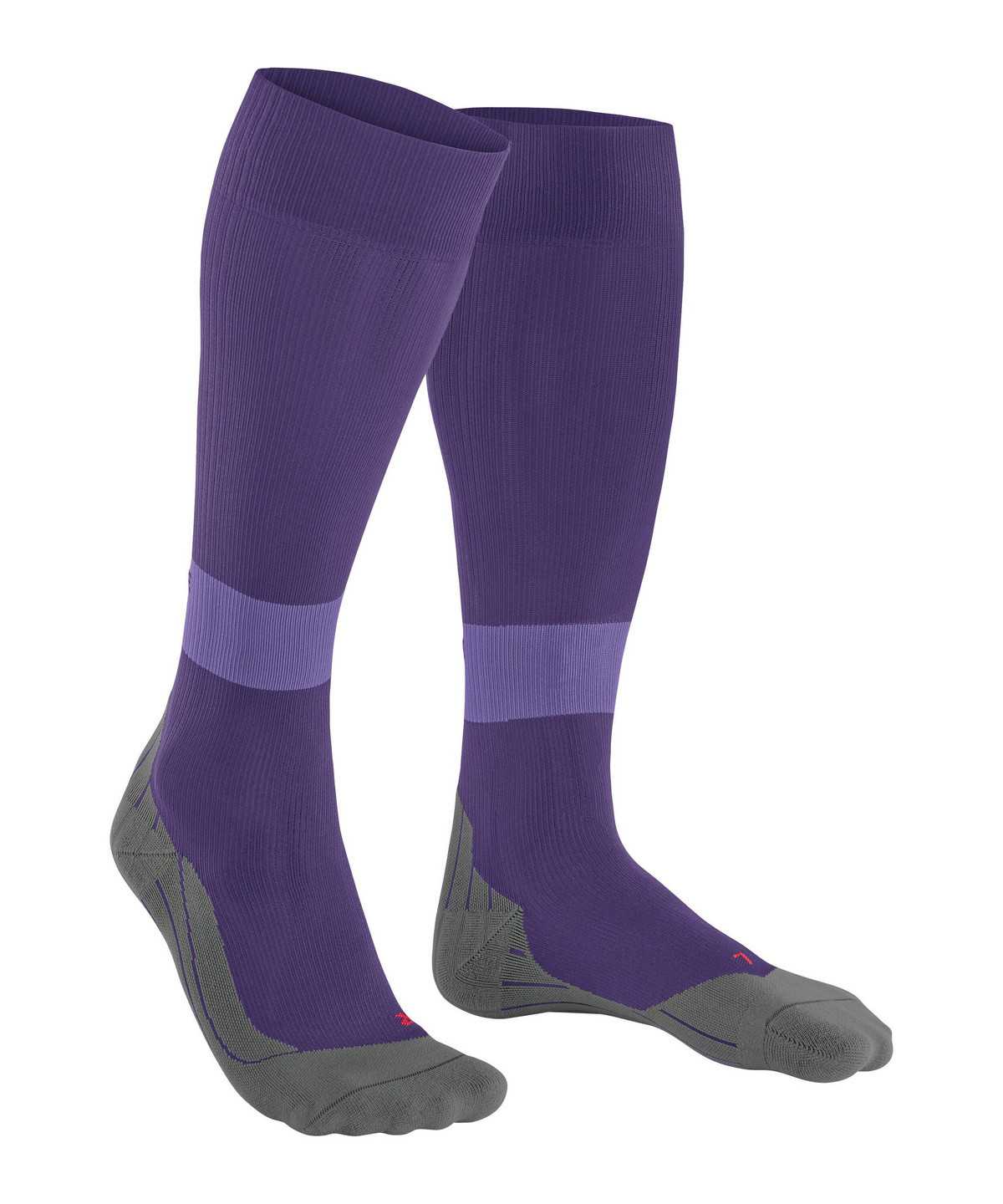 Women Falke RU Compression Energy Running Knee-high Socks Sports Socks Purple | TSPGHM579