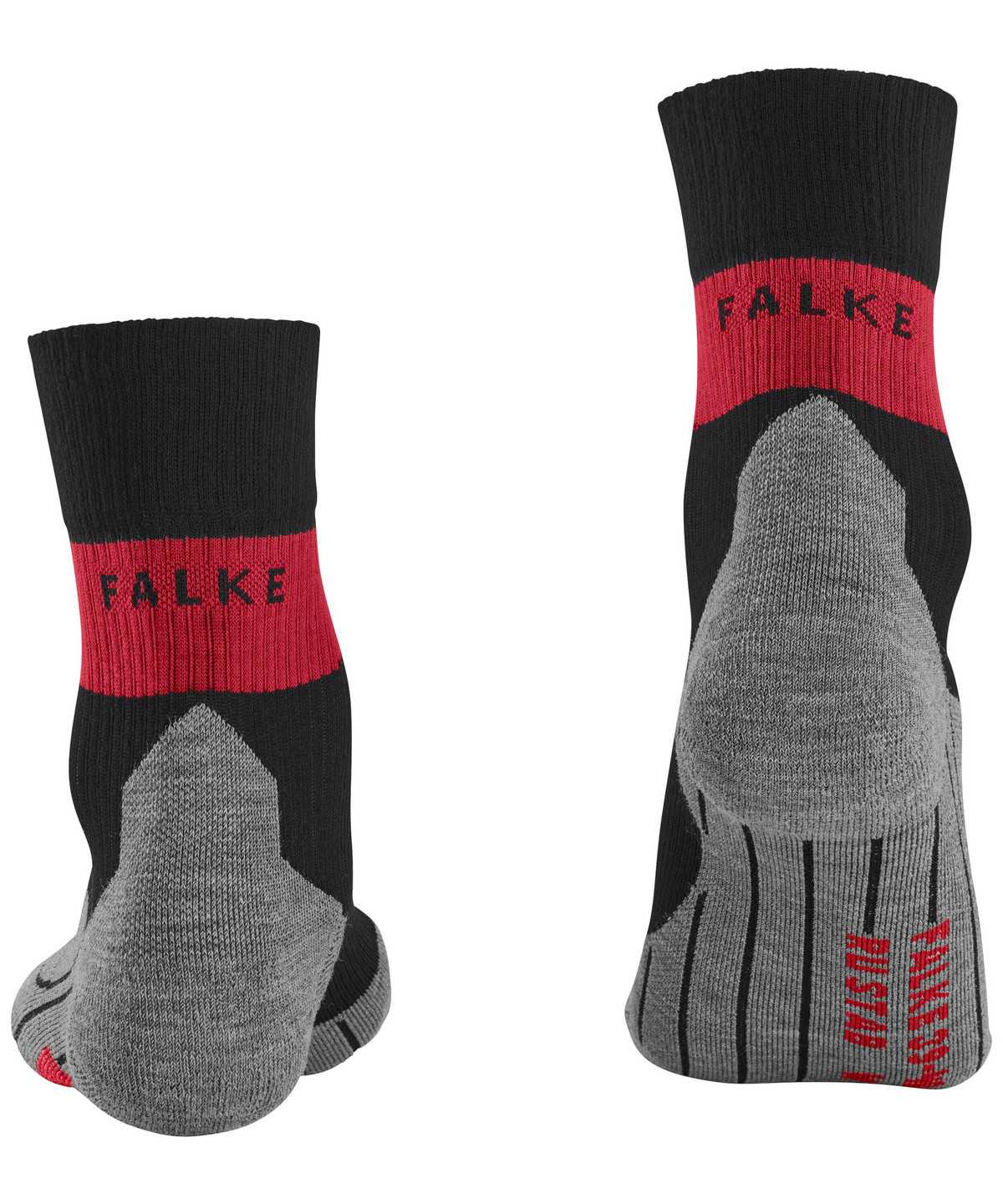 Women Falke RU Compression Stabilizing Running Socks Sports Socks Black | EGUJSL563