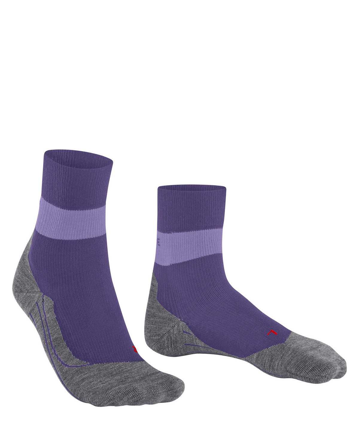 Women Falke RU Compression Stabilizing Running Socks Sports Socks Purple | WVHSPD908