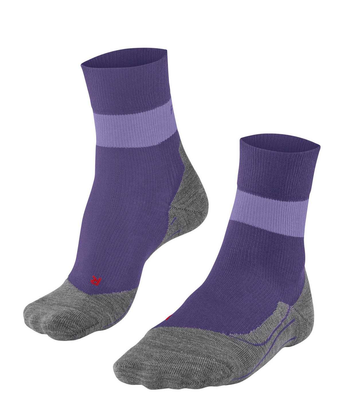 Women Falke RU Compression Stabilizing Running Socks Sports Socks Purple | WVHSPD908