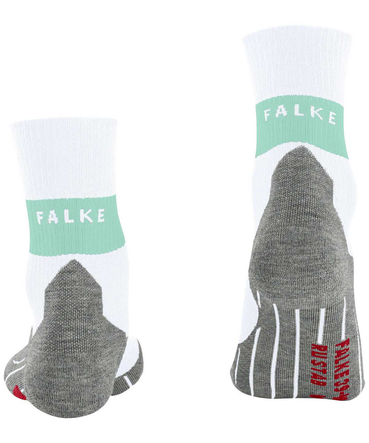 Women Falke RU Compression Stabilizing Running Socks Sports Socks White | ZDHOPQ439