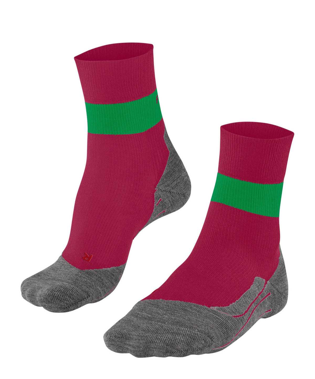 Women Falke RU Compression Stabilizing Running Socks Sports Socks Red | KECTIP194