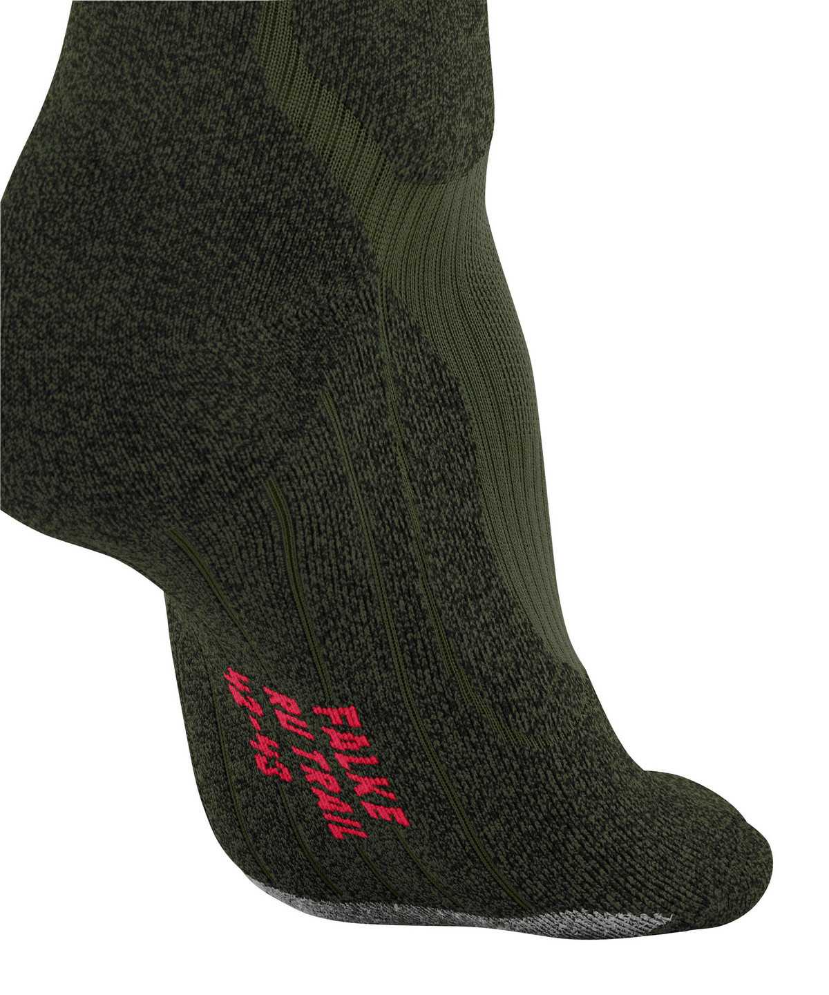 Women Falke RU Trail Grip Running Socks Sports Socks Green | NMJYFC304