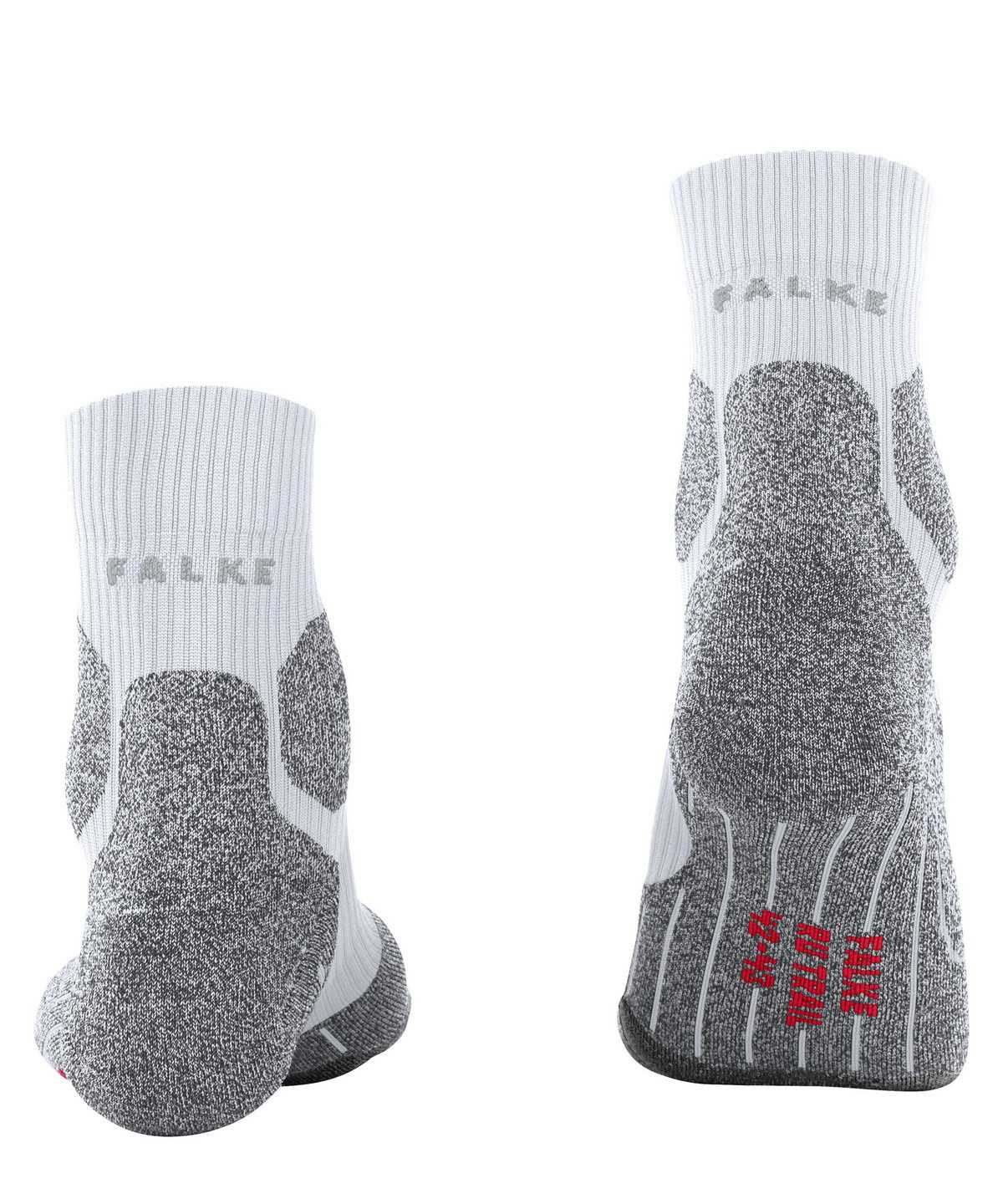 Women Falke RU Trail Grip Running Socks Sports Socks White | NPQCKW365