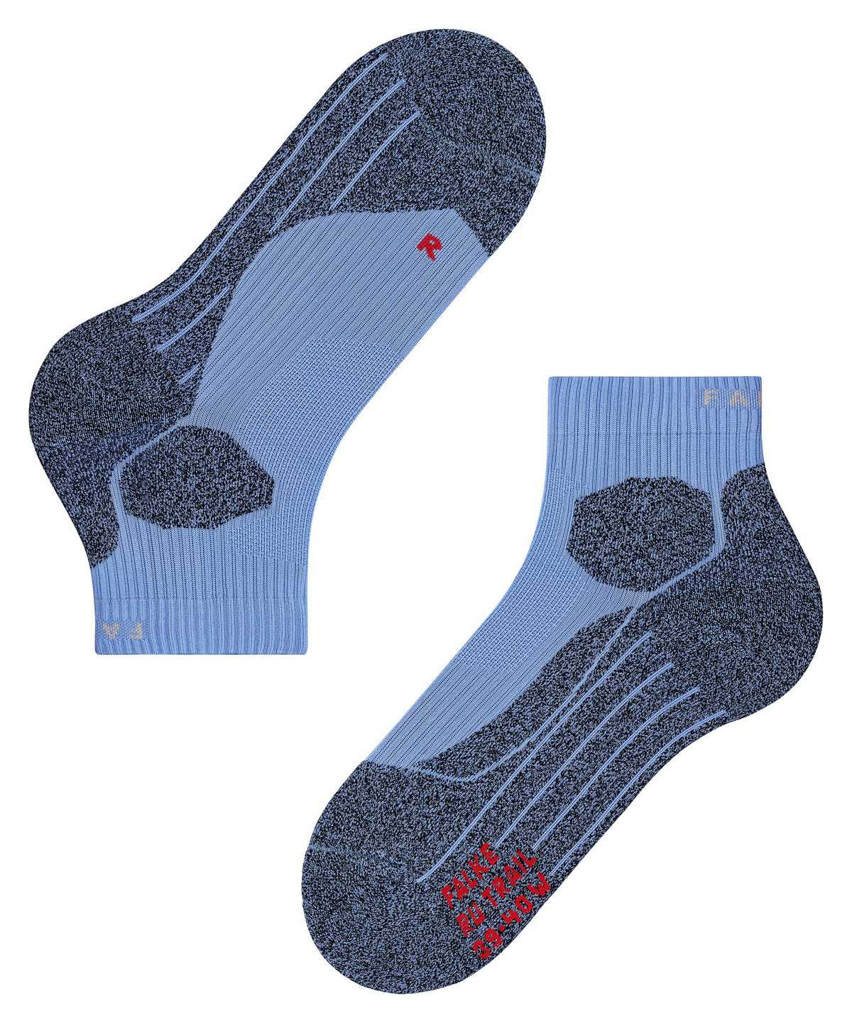 Women Falke RU Trail Running Socks Sports Socks Blue | VWXKRG175