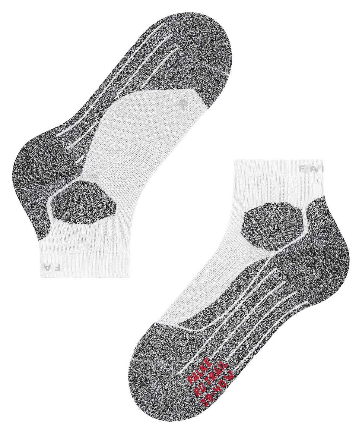 Women Falke RU Trail Running Socks Sports Socks White | QZBULF584