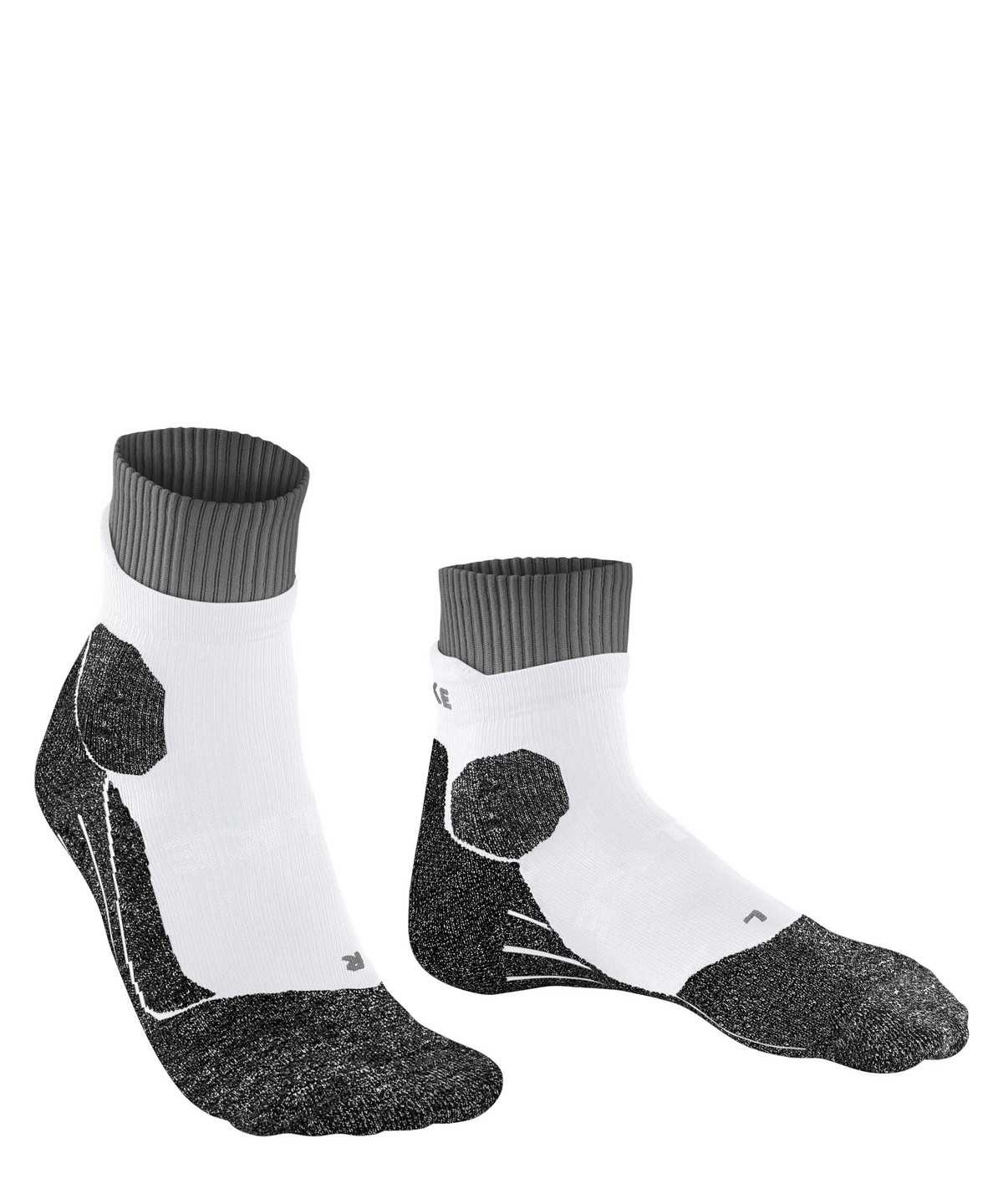 Women Falke RU Trail Running Socks Sports Socks White | VYWJPR490