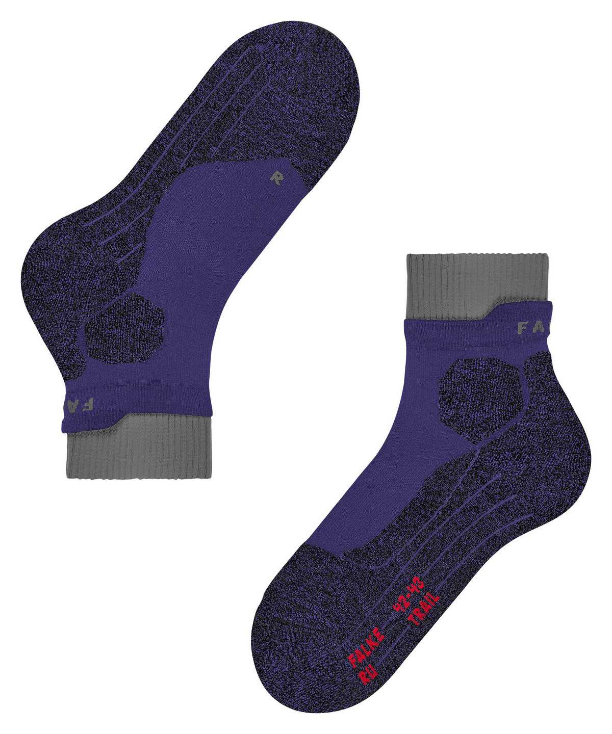 Women Falke RU Trail Running Socks Sports Socks Purple | BRUHCI062