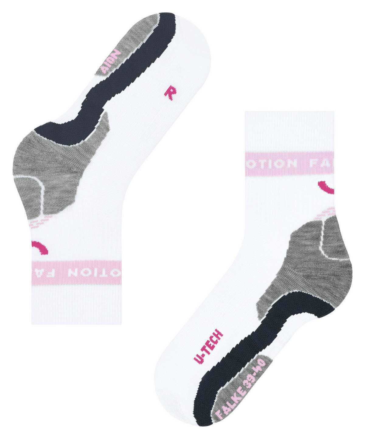 Women Falke RU True Motion Aion Running Socks Sports Socks White | GUNPWJ540