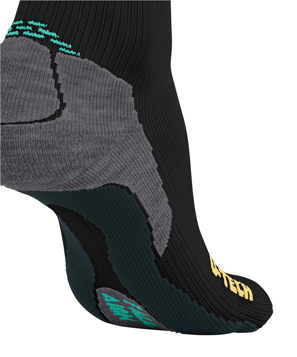 Women Falke RU True Motion Aion Running Socks Sports Socks Black | DQLVUR063