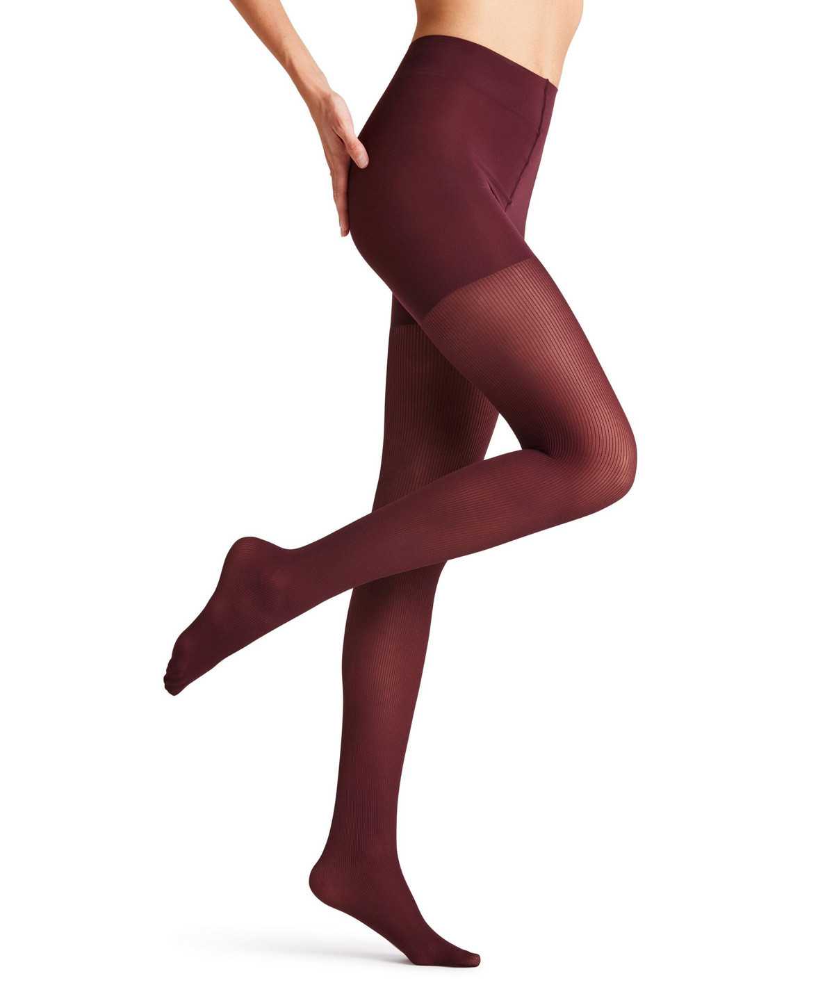 Women Falke Rib Shaping 50 DEN Tights Tights Red | SKOJDY231