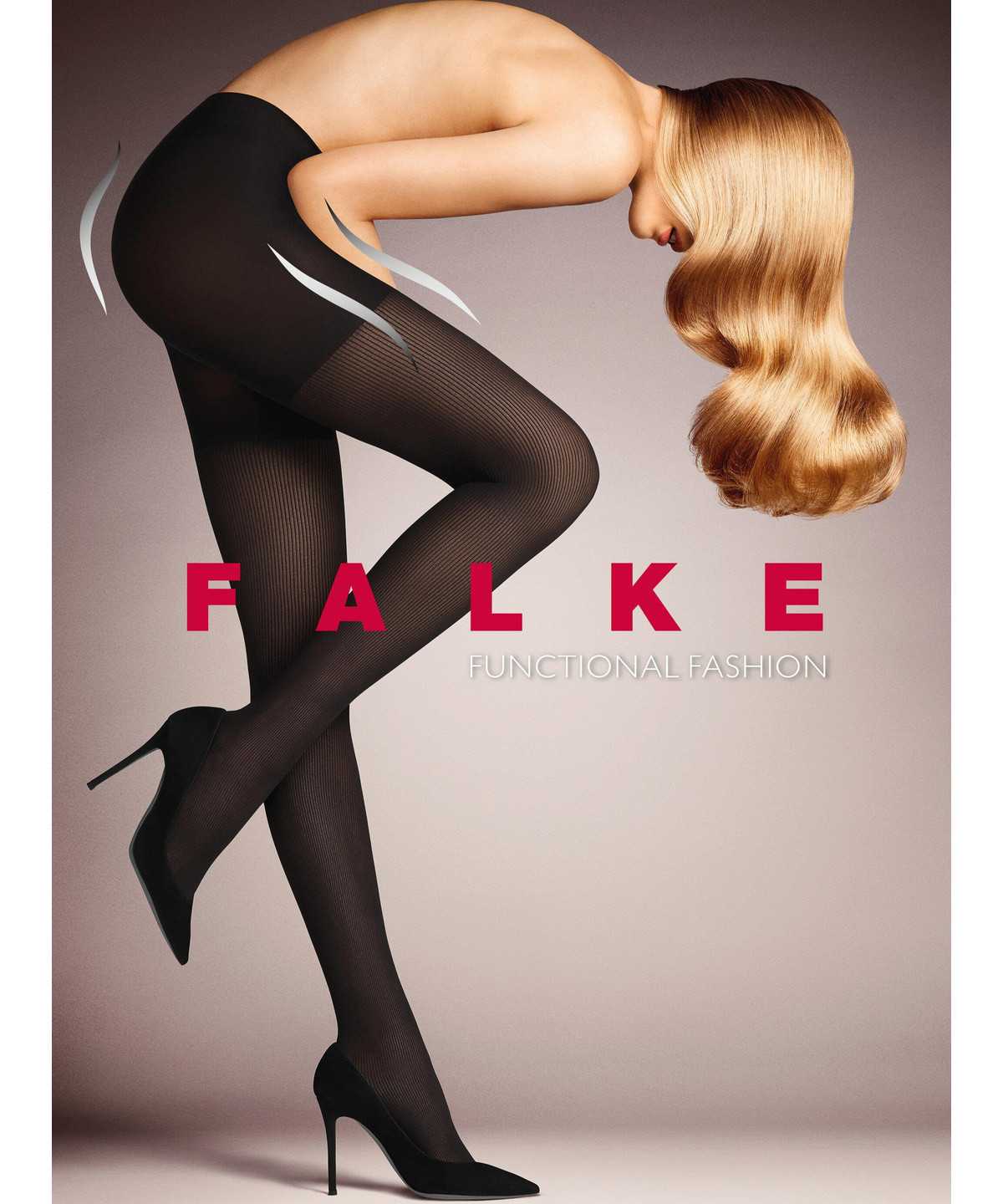 Women Falke Rib Shaping 50 DEN Tights Tights Red | SKOJDY231