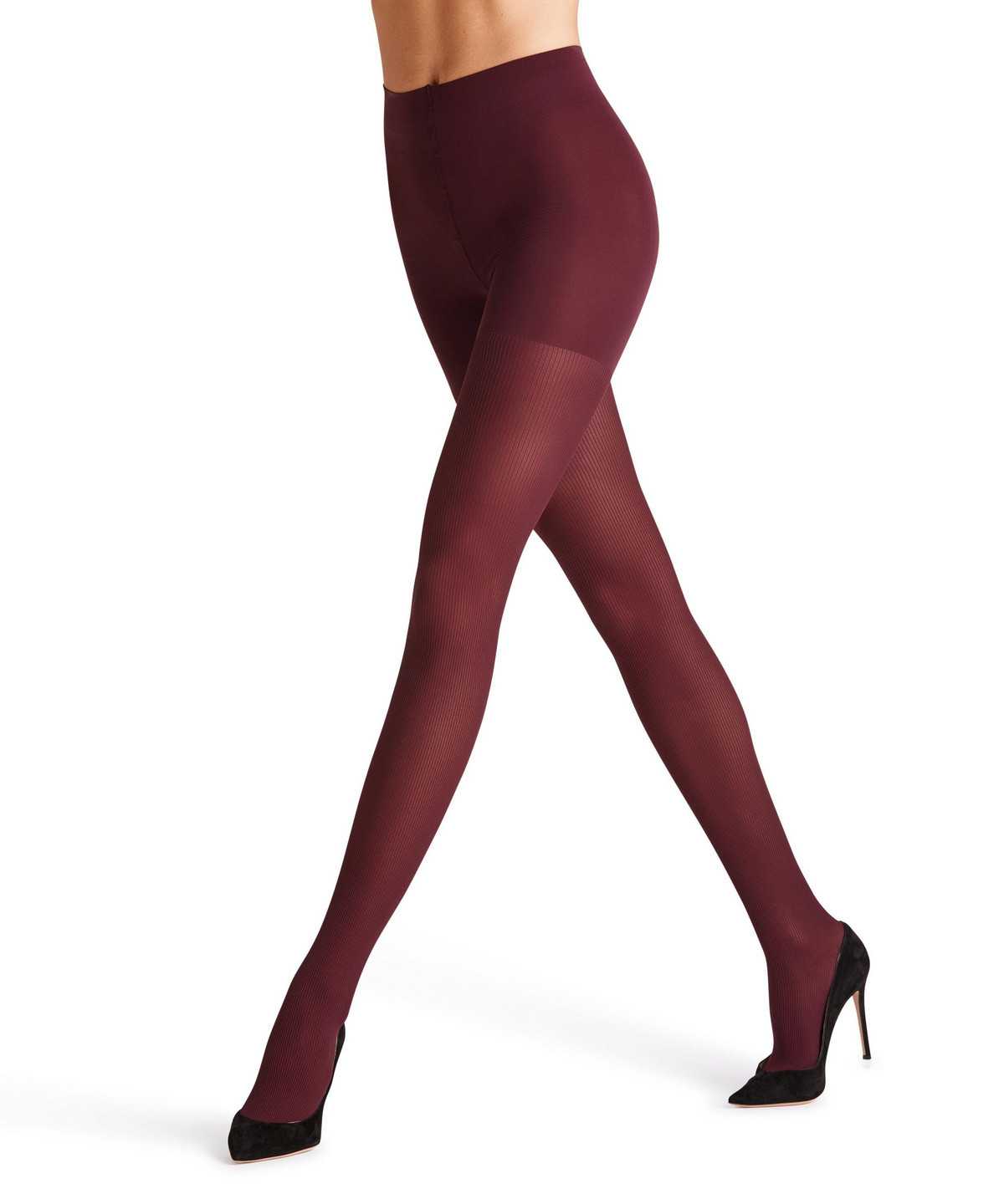 Women Falke Rib Shaping 50 DEN Tights Tights Red | SKOJDY231